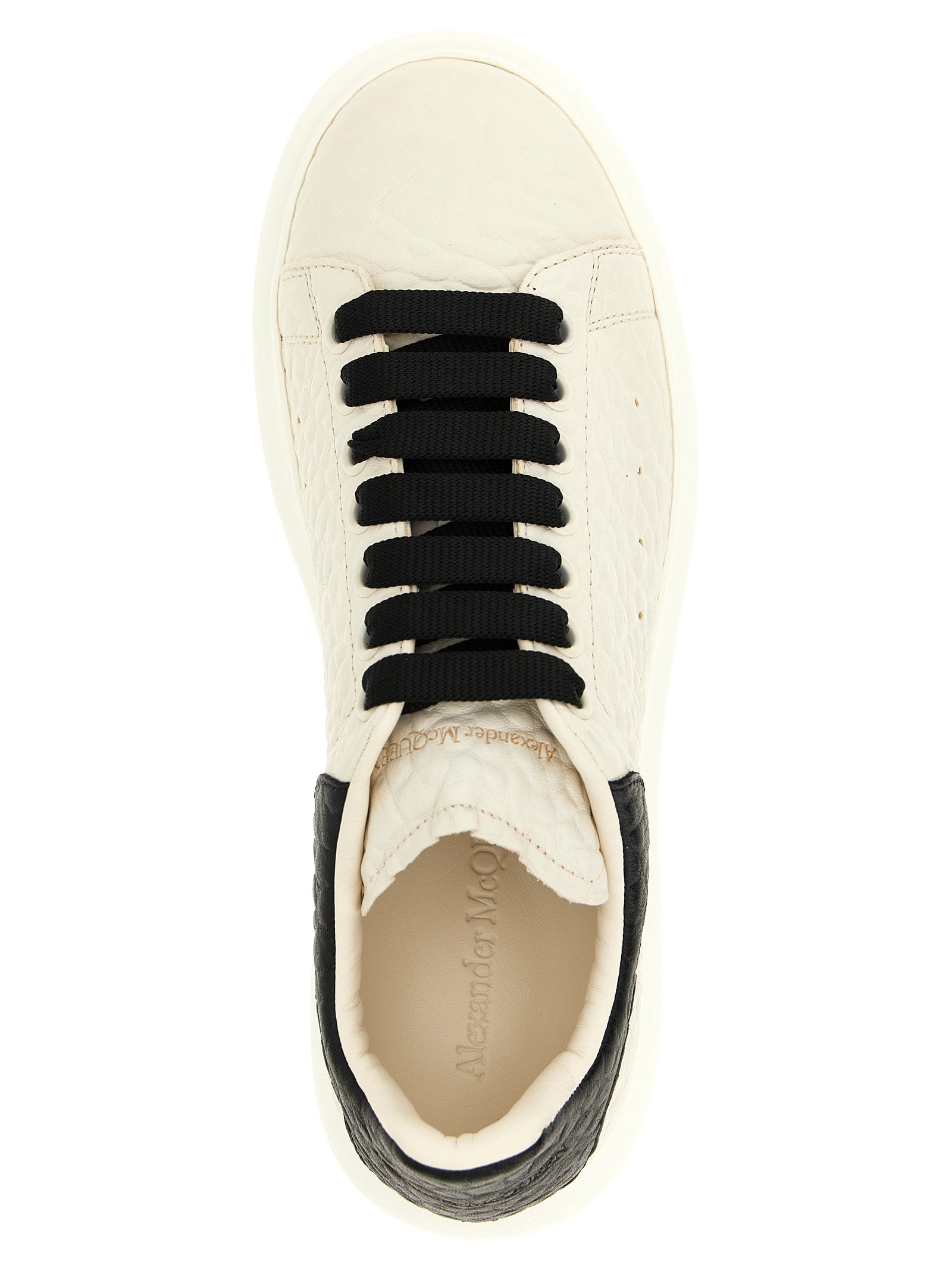Larry sneakers White/black Lamb Leather (ovis Aries)