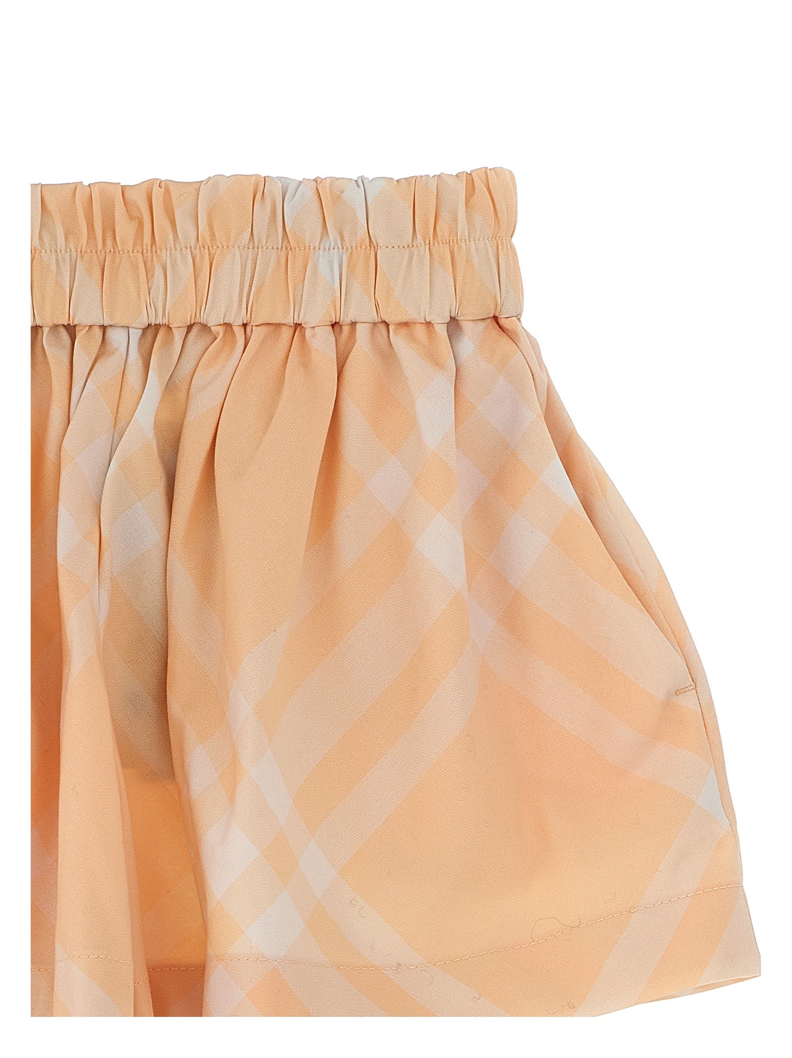 Short check Pink Cotton Bermuda