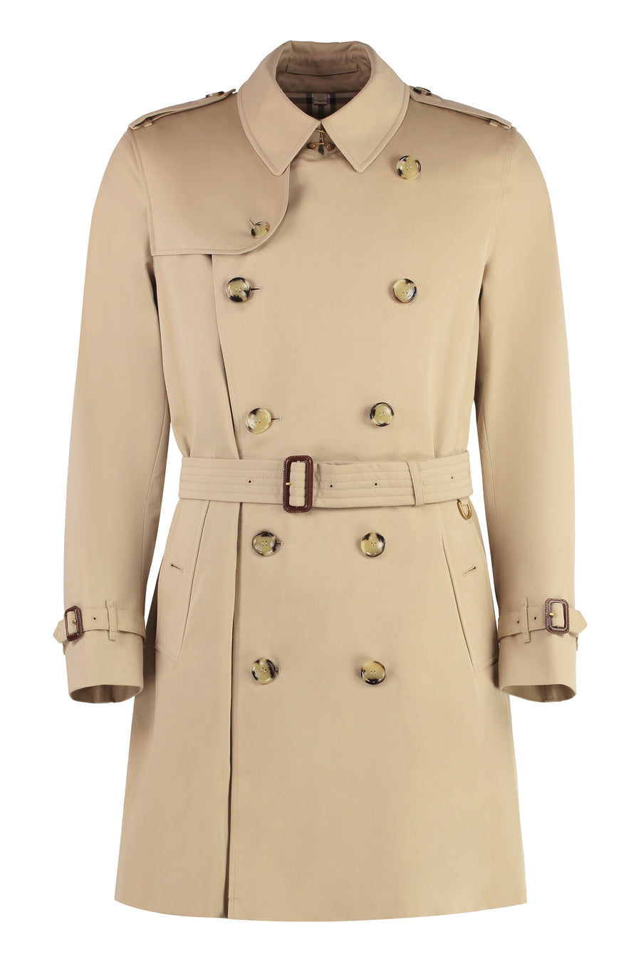 Cotton Trench Coat Beige Raincoats