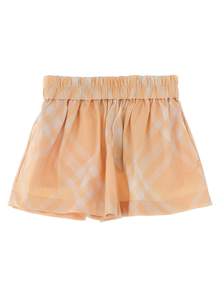 Short check Pink Cotton Bermuda
