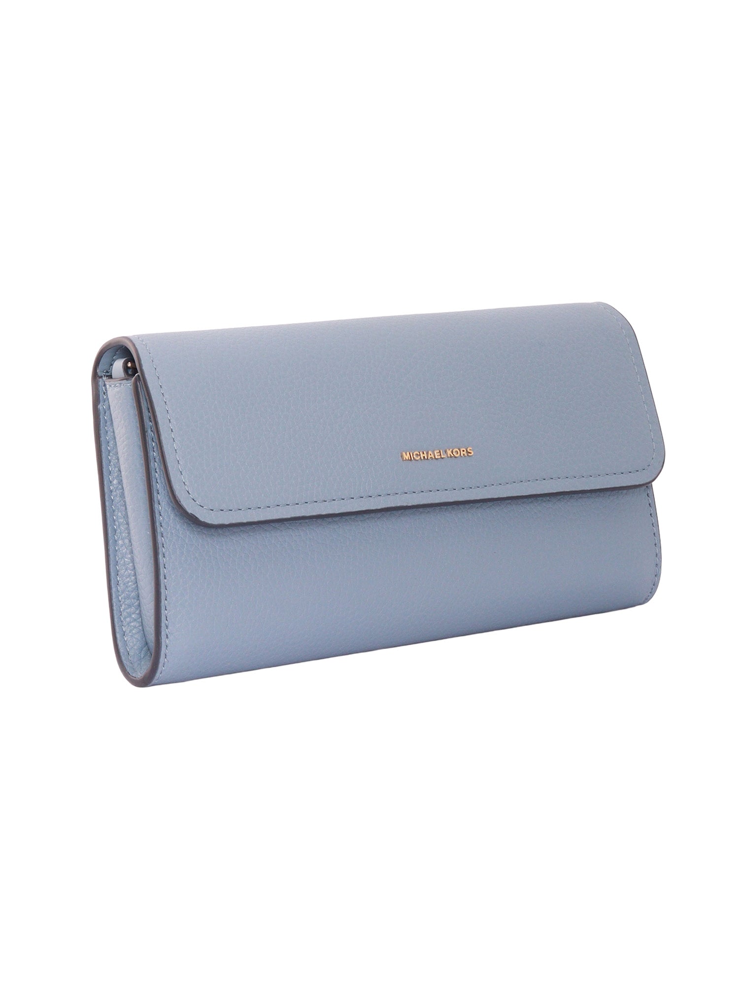 SM EW PHONE XBODY Light Blue Cow Leather Handbag