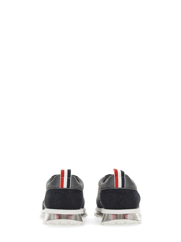 Tech Runner Sneaker Grey Virgin Wool Trainers