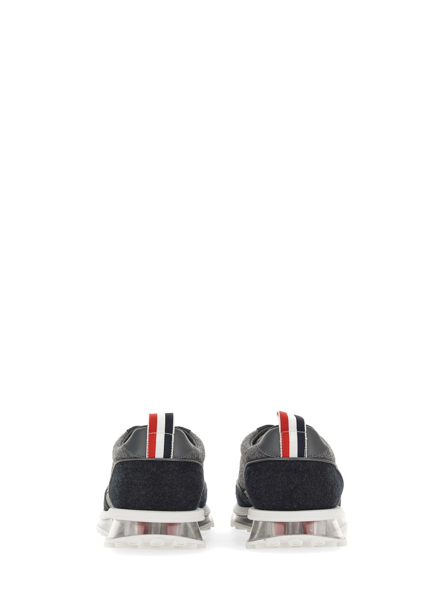 Tech Runner Sneaker Grey Virgin Wool Trainers