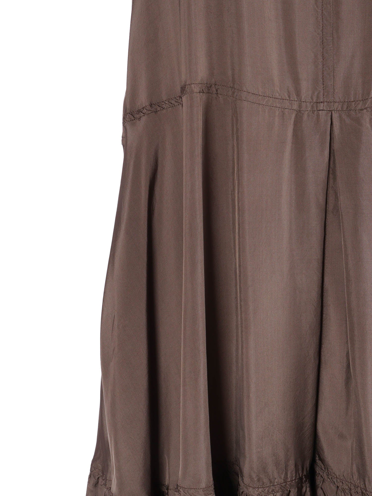 DRESS Brown Viscose Long