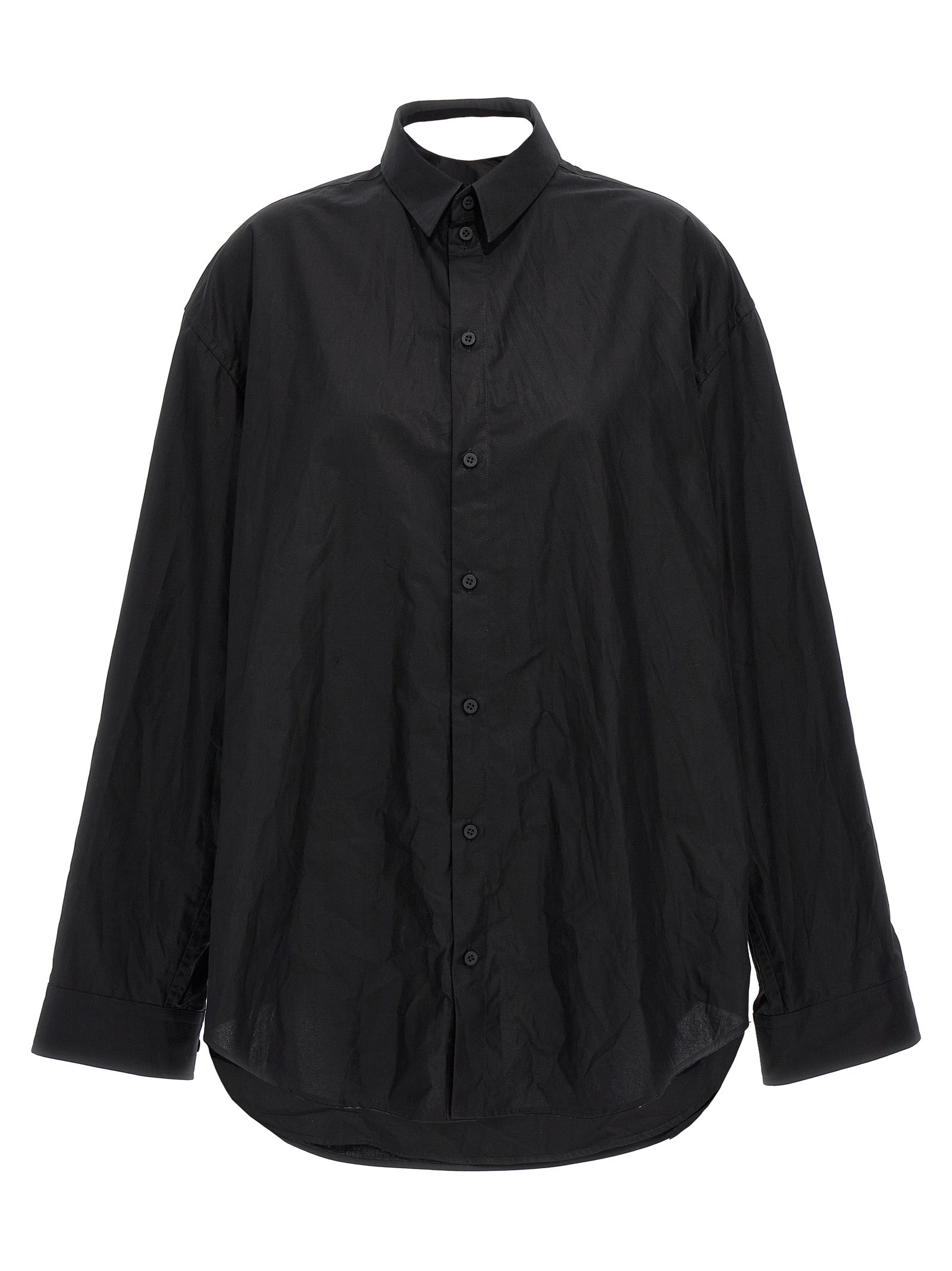 Suspended dress Black Cotton