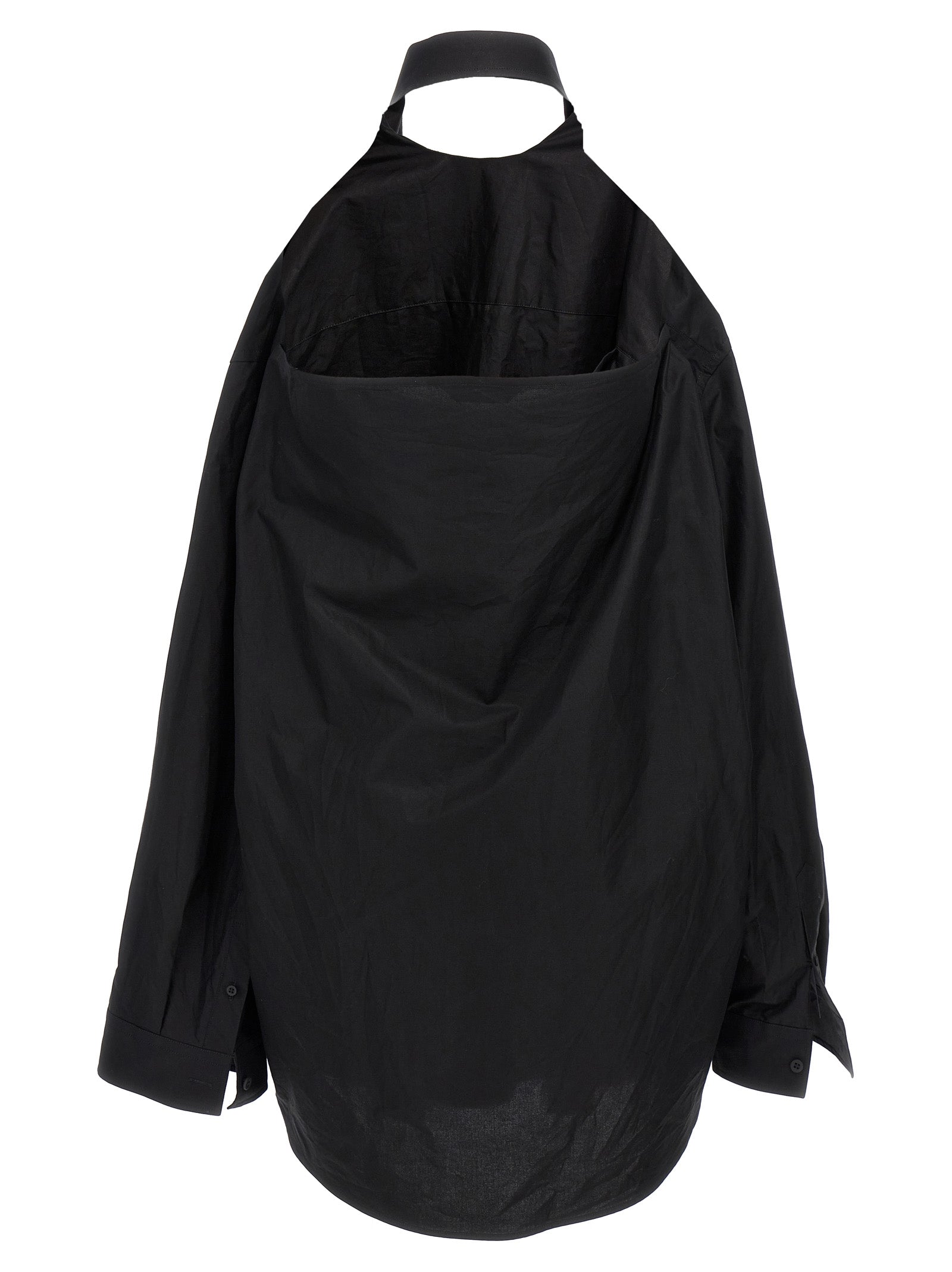 Suspended dress Black Cotton