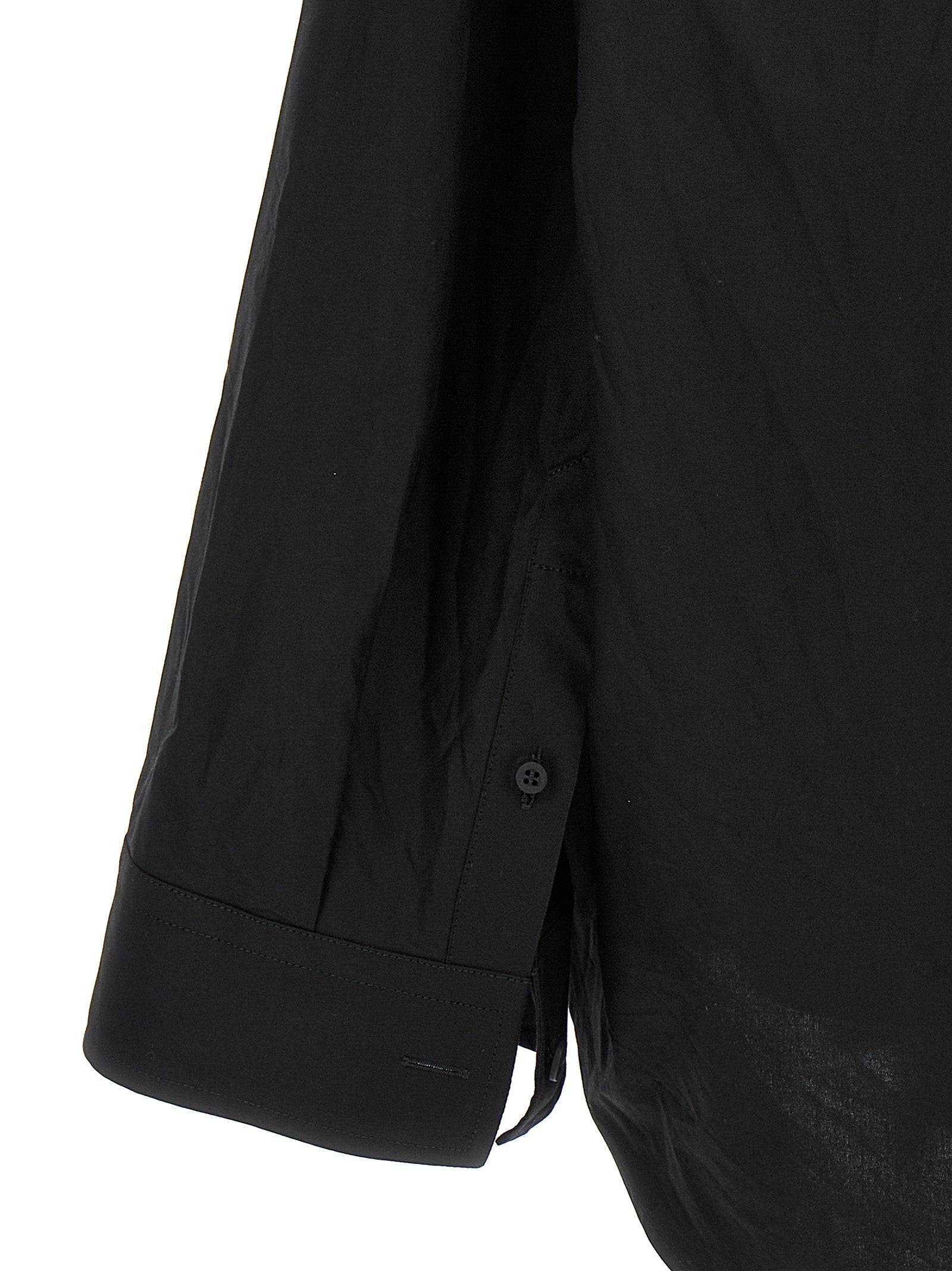 Suspended dress Black Cotton