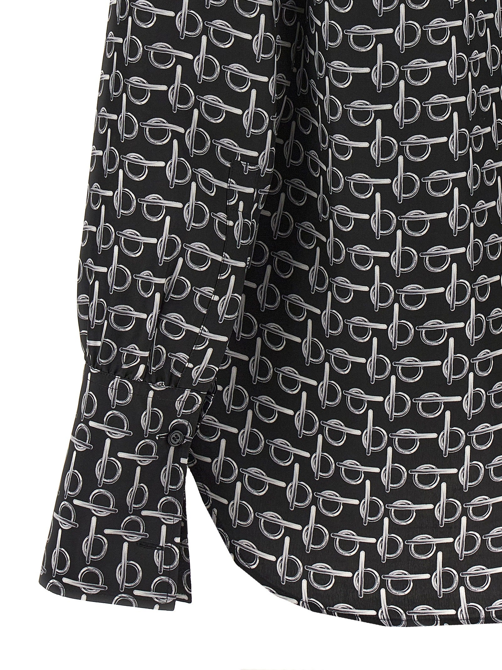 B shirt Black Silk Shirt, Blouse