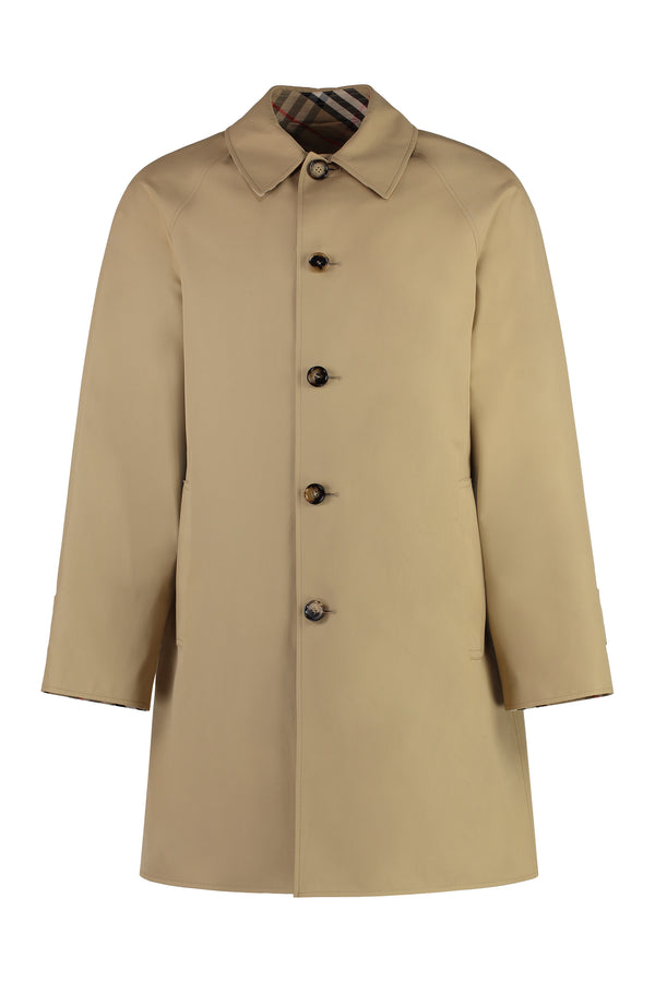 Reversible Cotton Trench Coat Beige Raincoats
