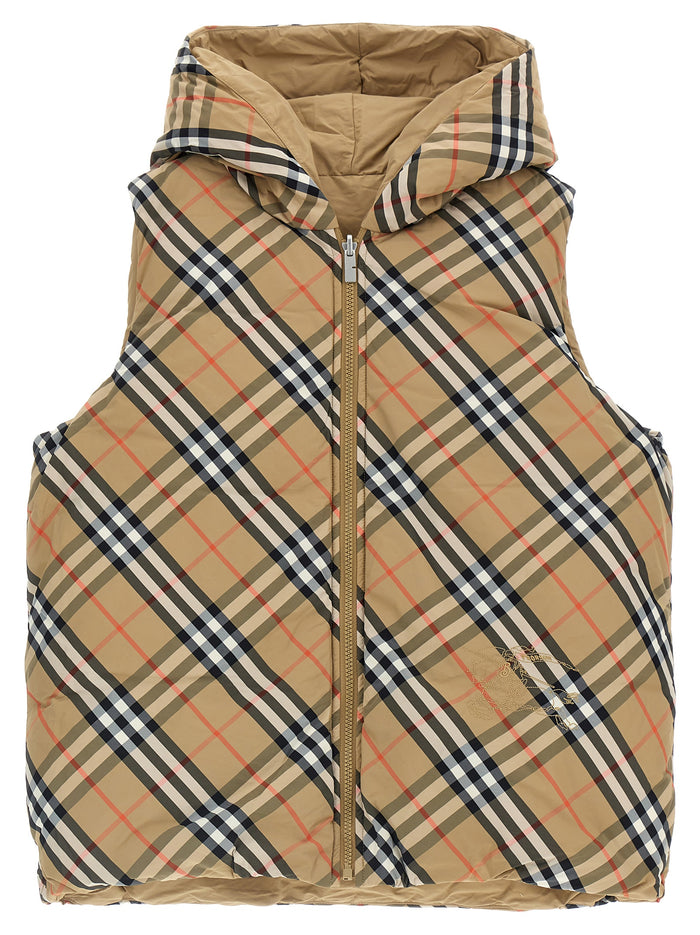 Reversible vest Beige Polyamide Gilet