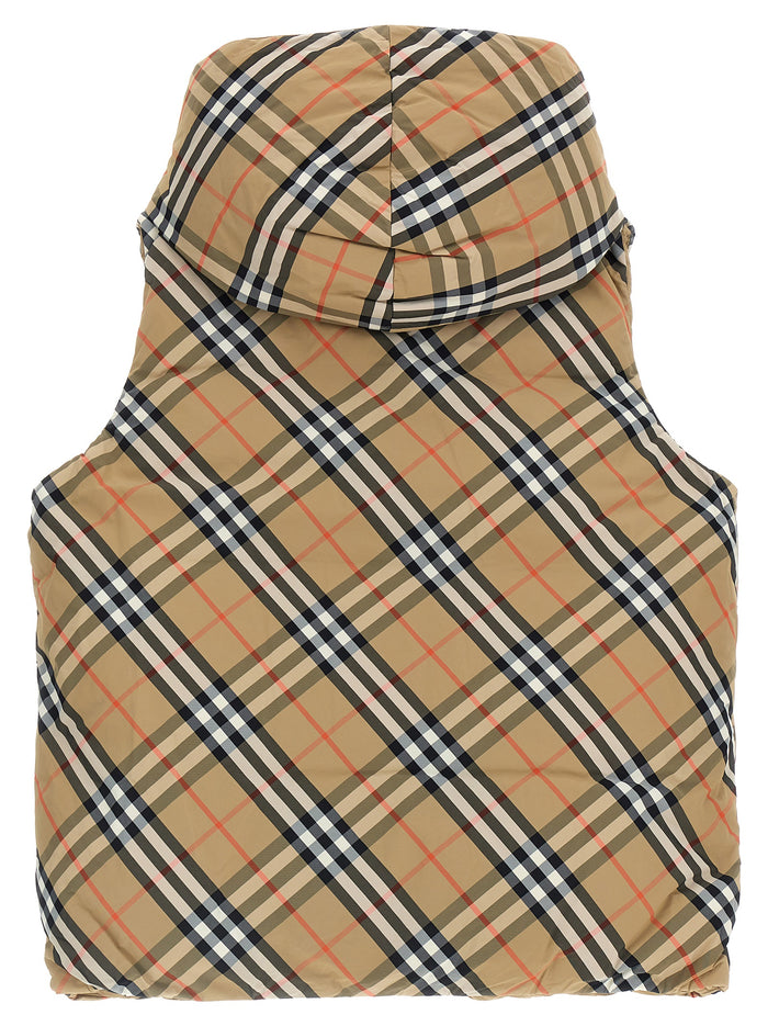 Reversible vest Beige Polyamide Gilet