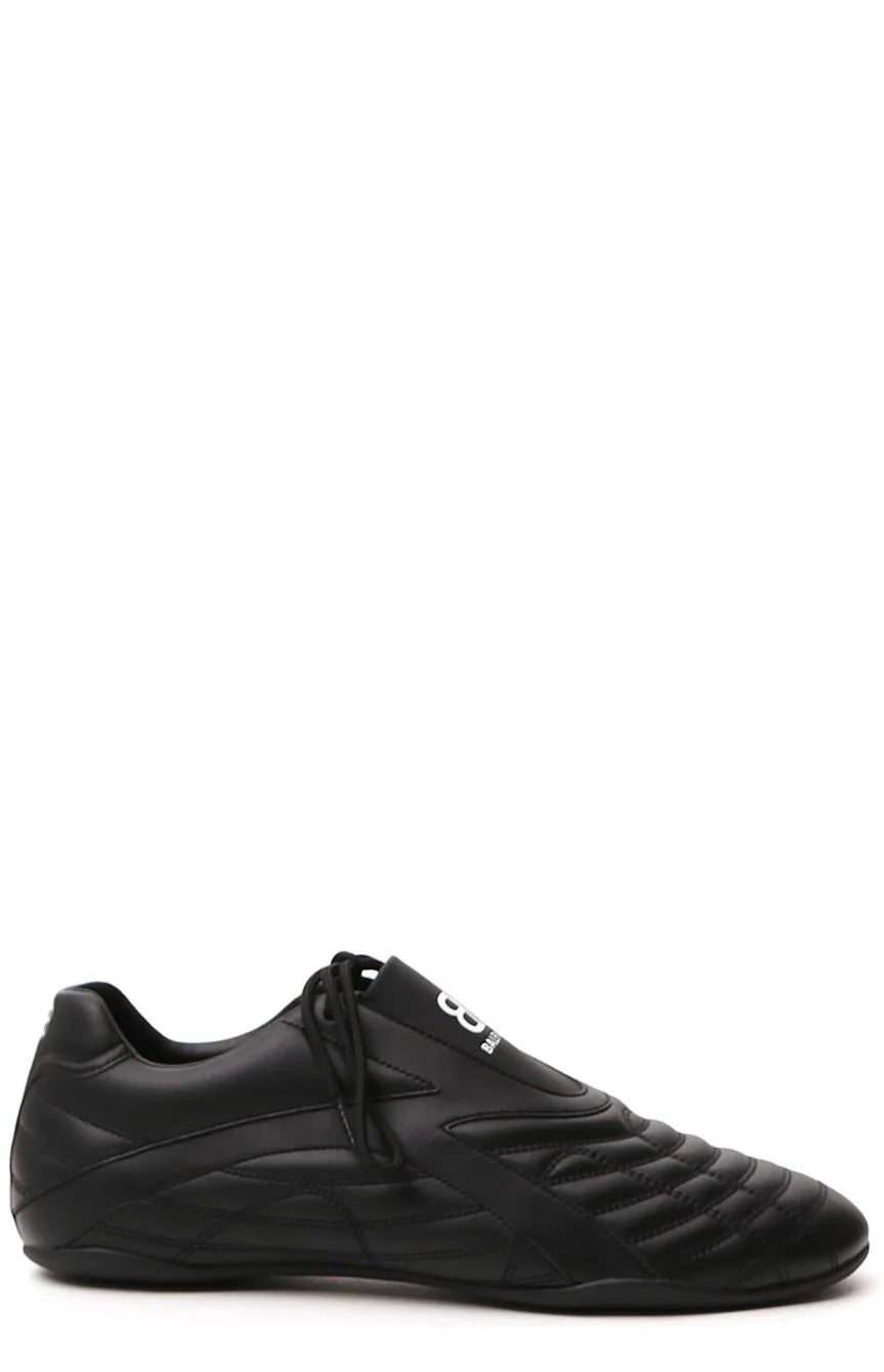 Balenciaga Matte technical polyurethane sneaker in black