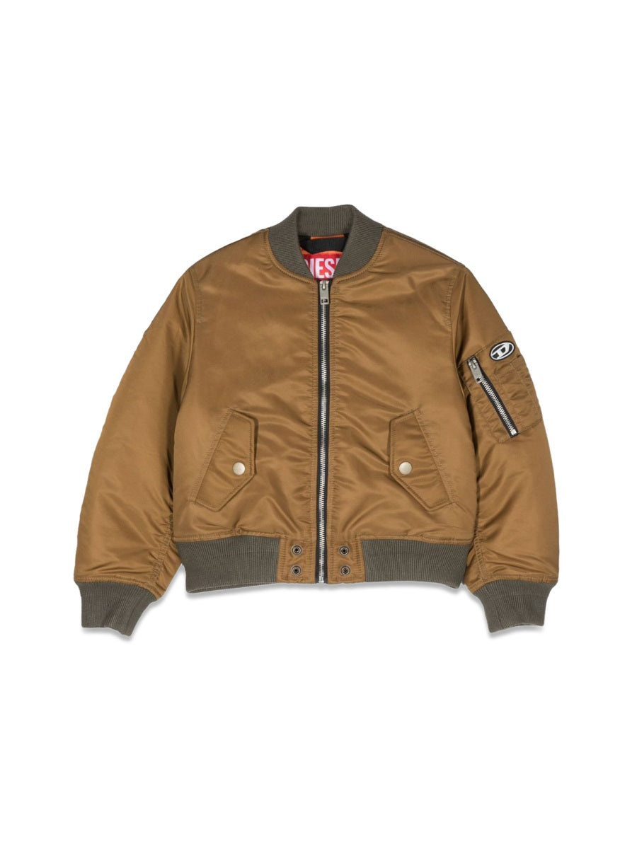 Bomber Jacket Brown Polyamide