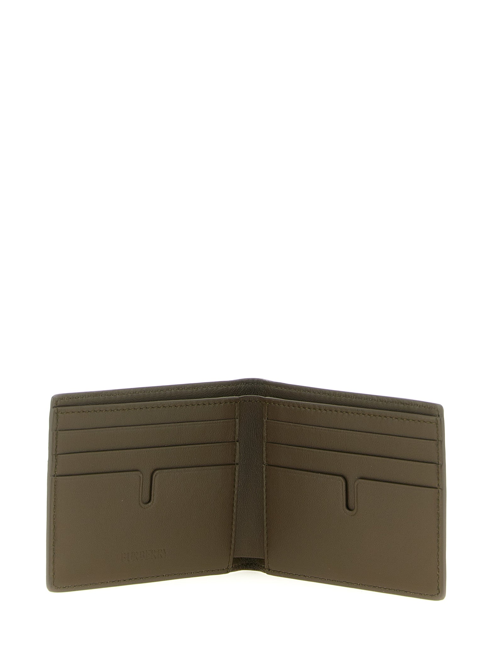 Burberry Check wallet Beige Polyurethane Polyester Cotton Wallets, Card Holders