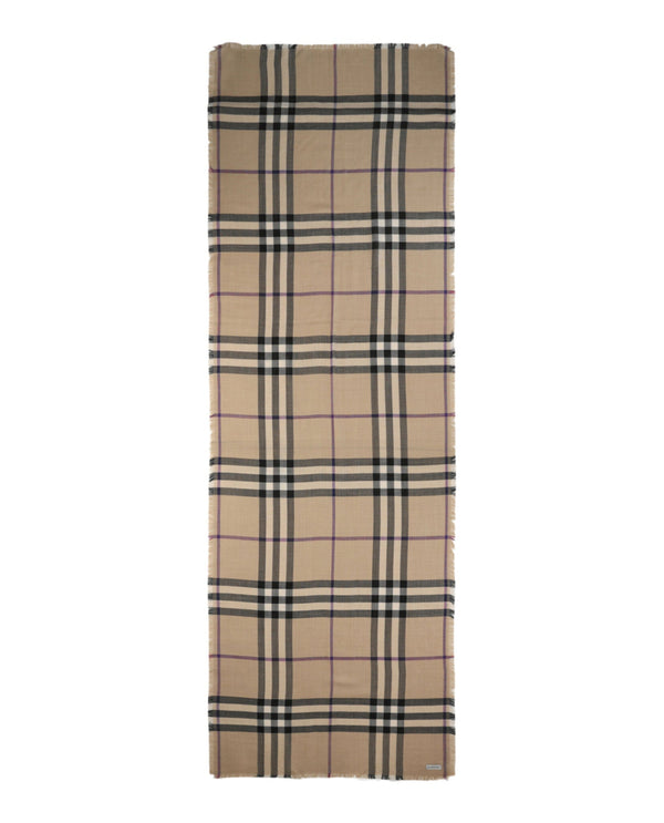 Burberry Wool/Silk scarf in beige