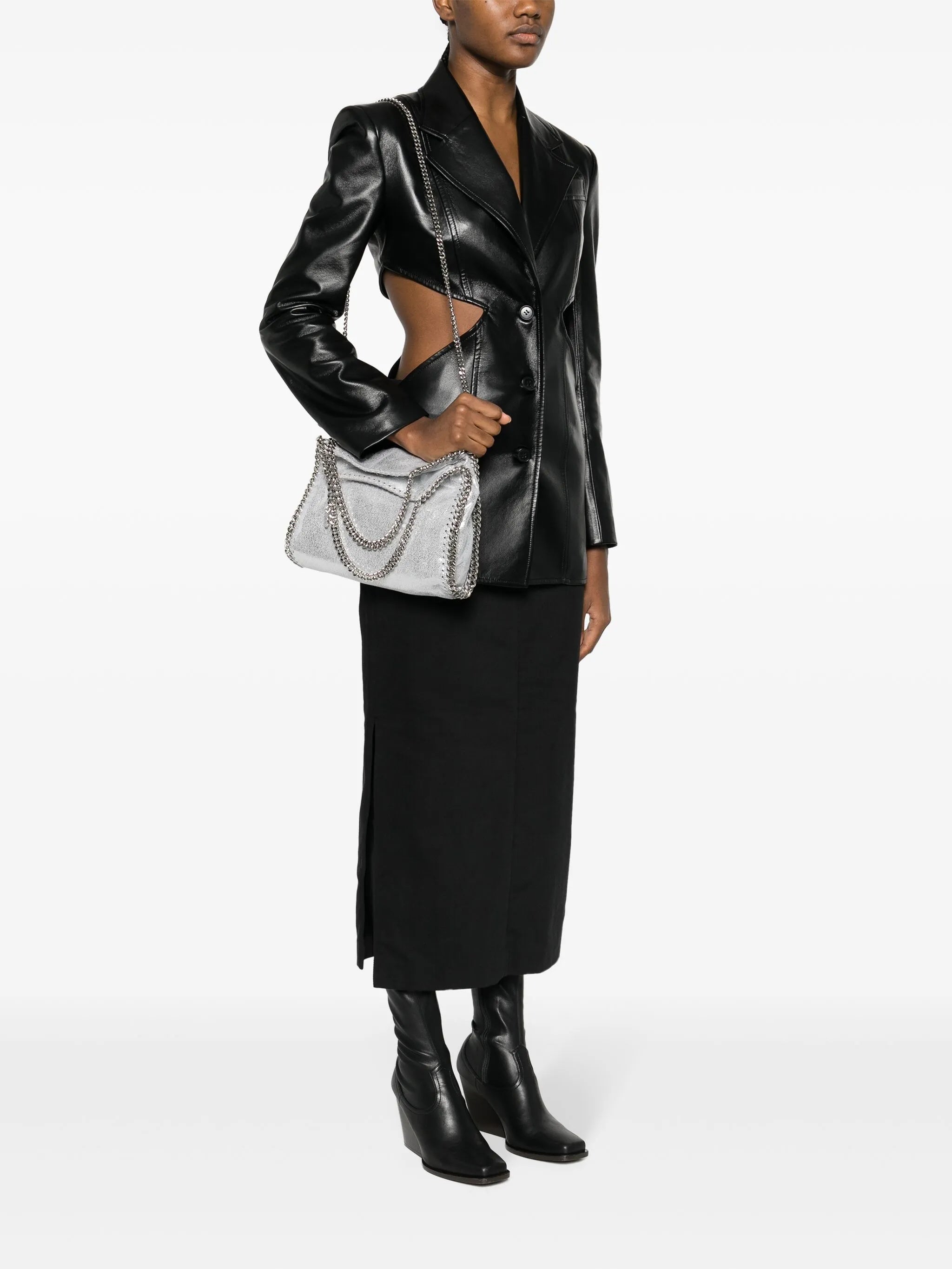 Mini Tote Falabella Eco Shiny Dotted Metallic Borsa