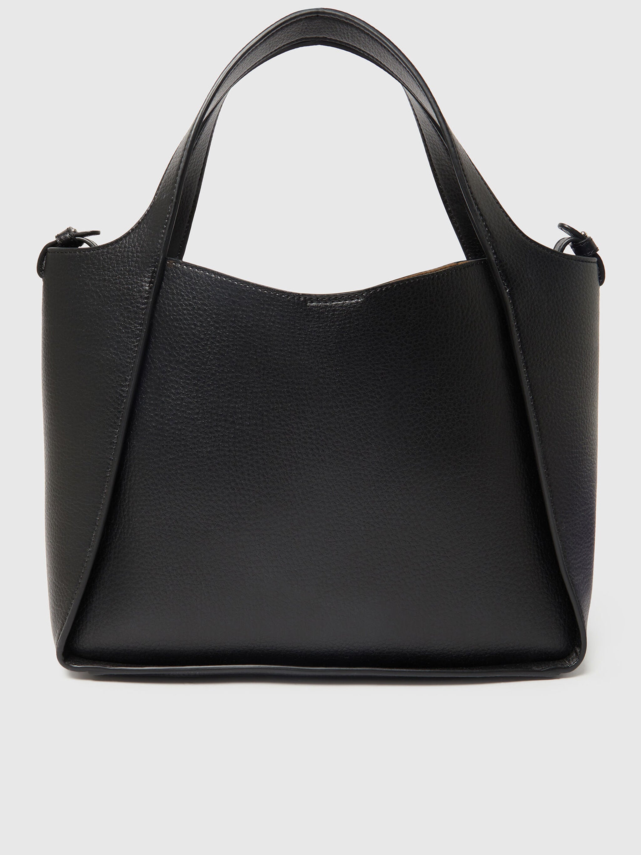 Crossbody Tote Bag Eco Black Borsa