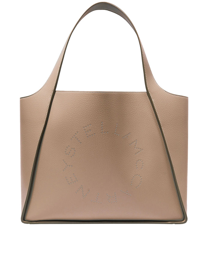 Tote Bag Embossed Grainy Green Pu Pa Borsa