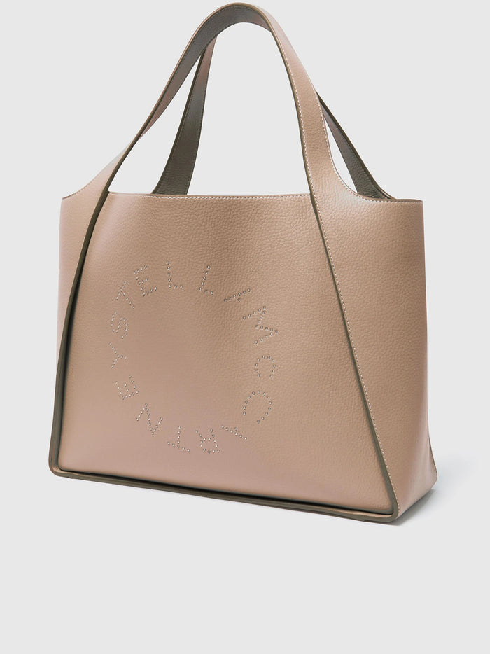 Tote Bag Embossed Grainy Green Pu Pa Borsa
