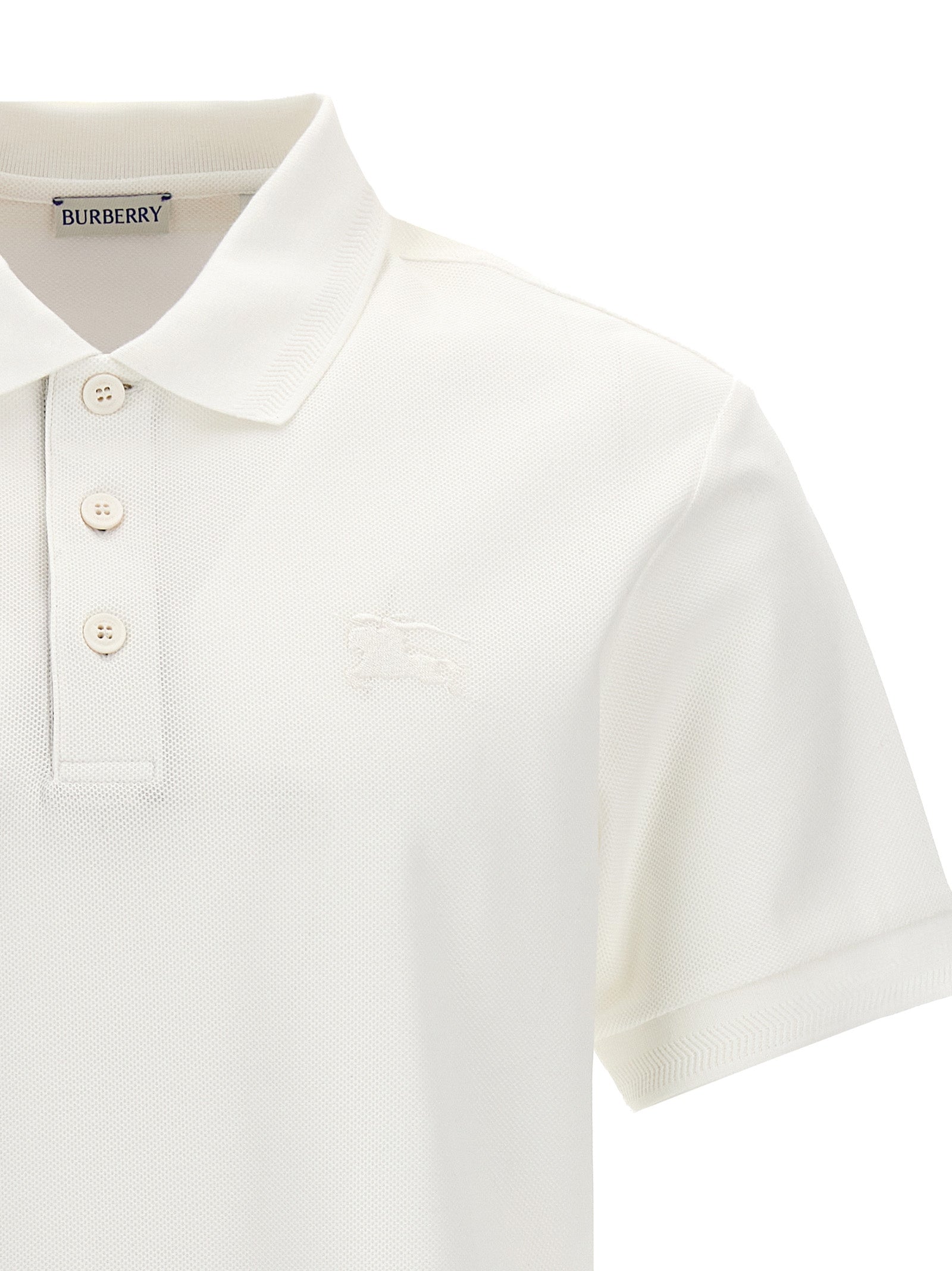 Logo embroidery polo shirt White Cotton