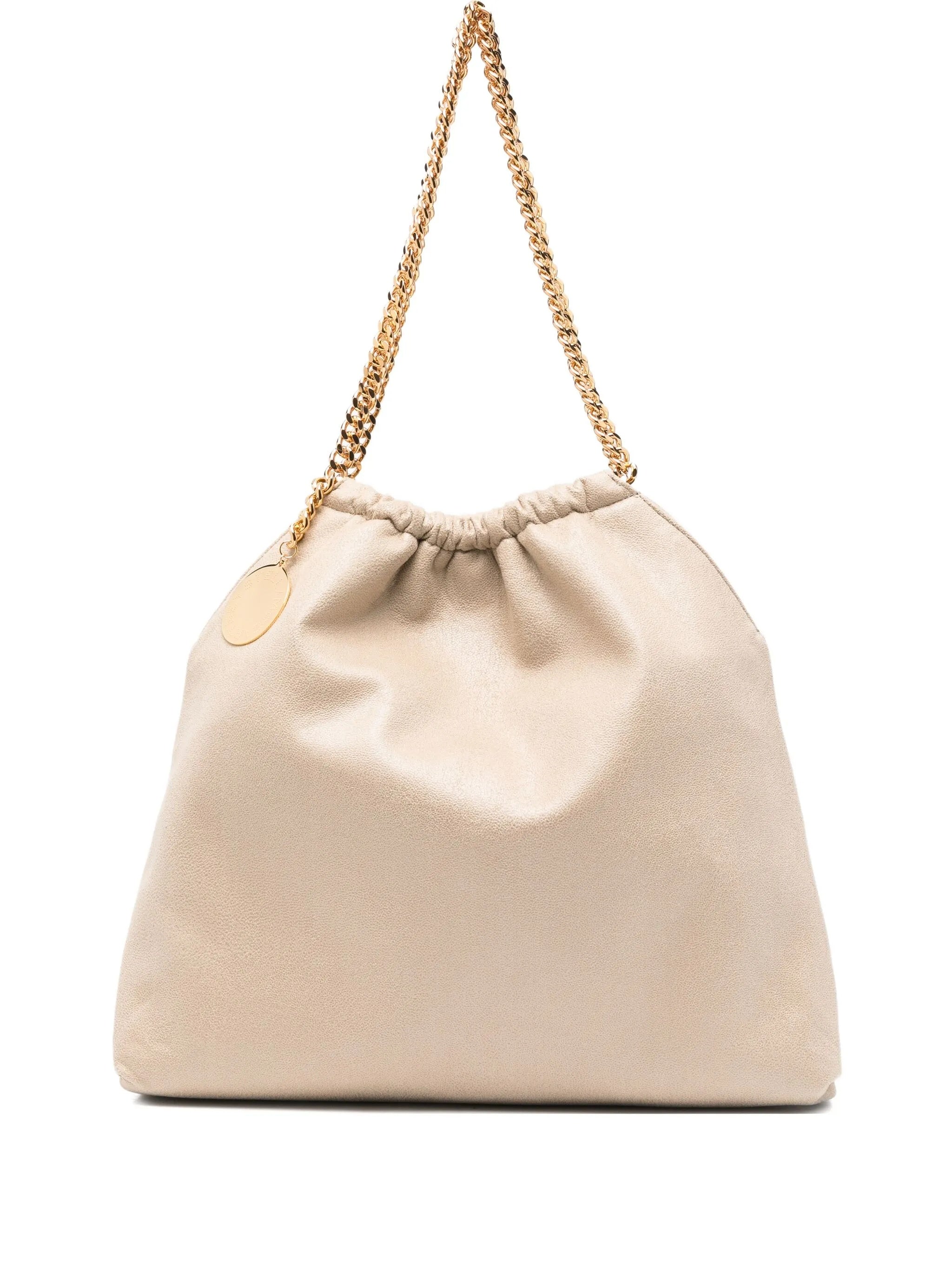 Falabella Medium Drawstring Nude & Neutrals Borsa