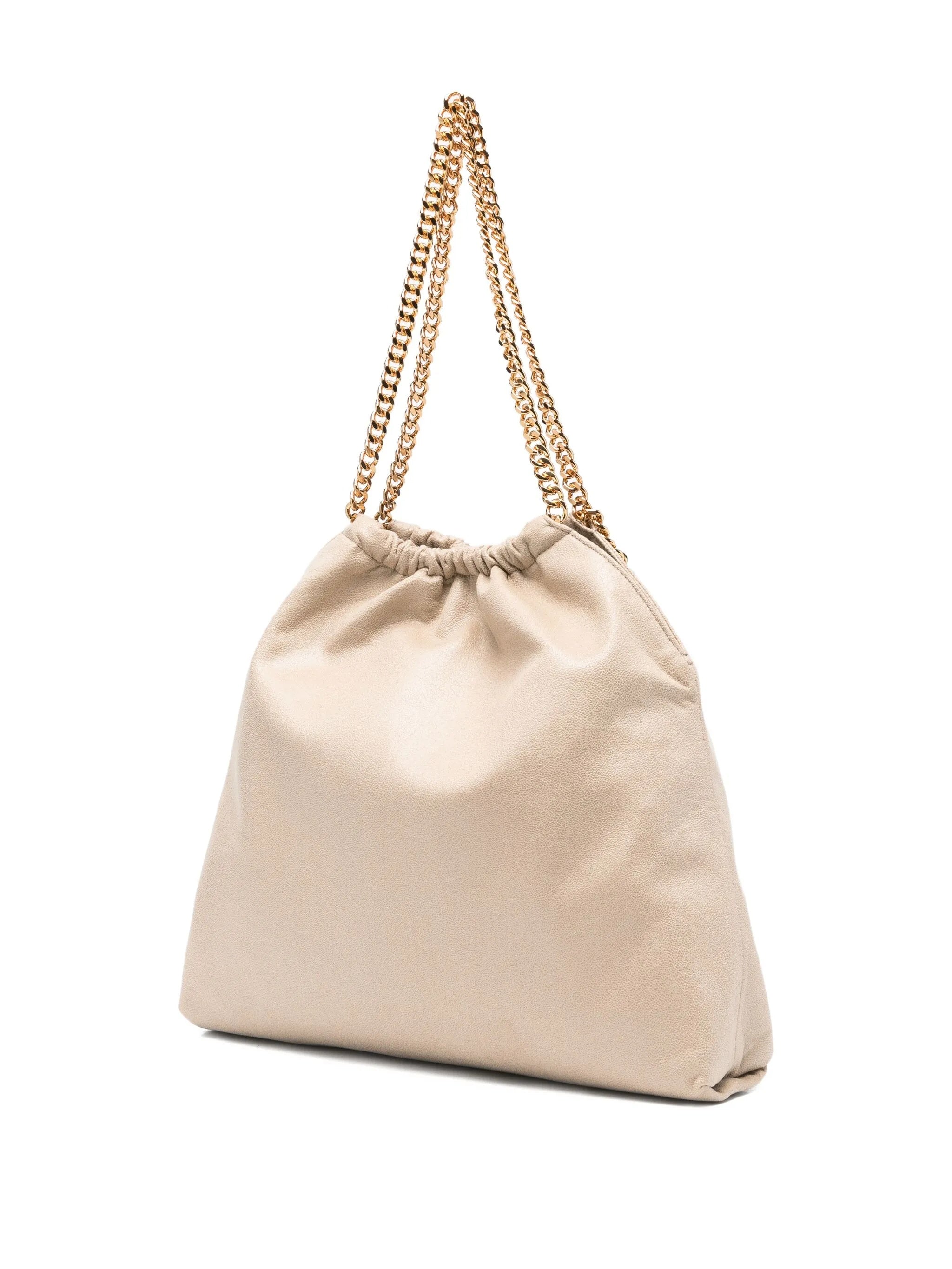 Falabella Medium Drawstring Nude & Neutrals Borsa