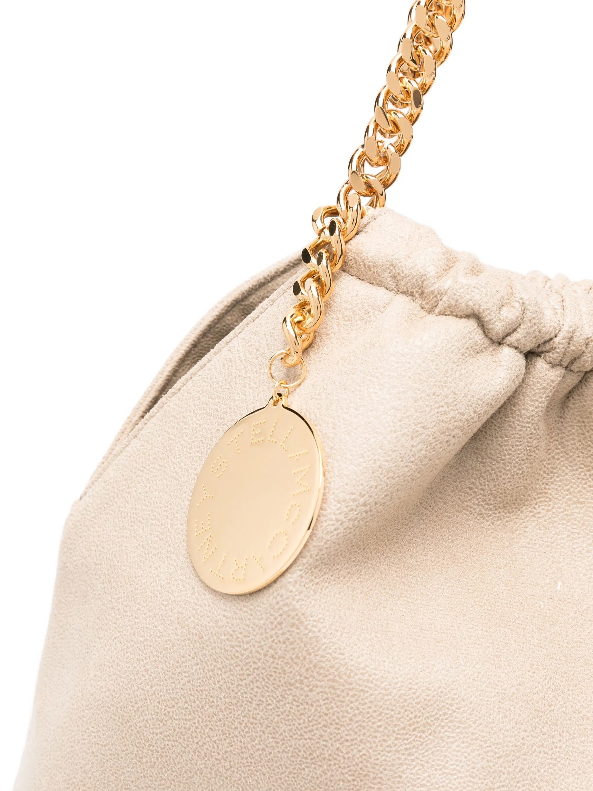 Falabella Medium Drawstring Nude & Neutrals Borsa
