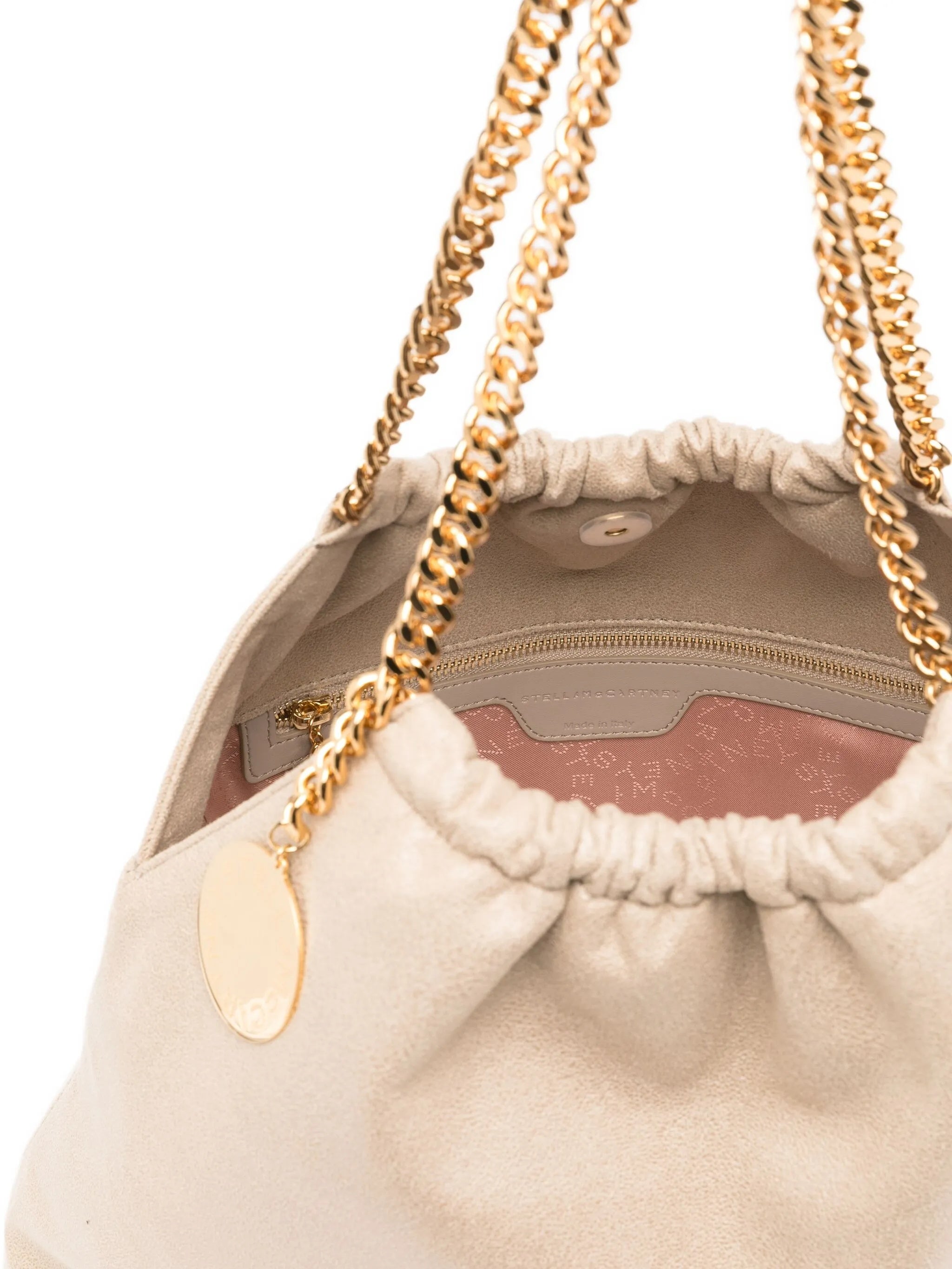 Falabella Medium Drawstring Nude & Neutrals Borsa