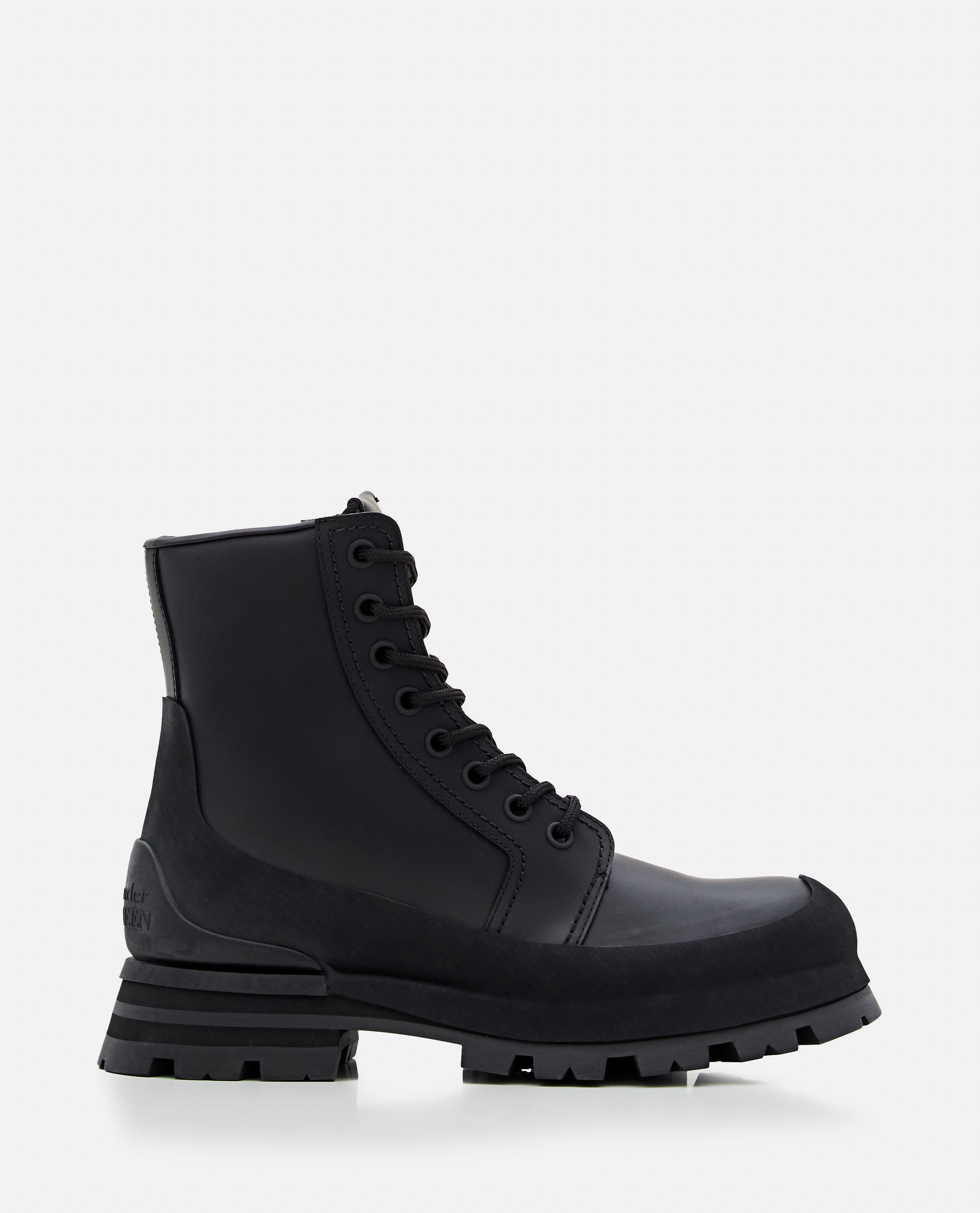 Alexander McQueen Boots Black Calf Leather