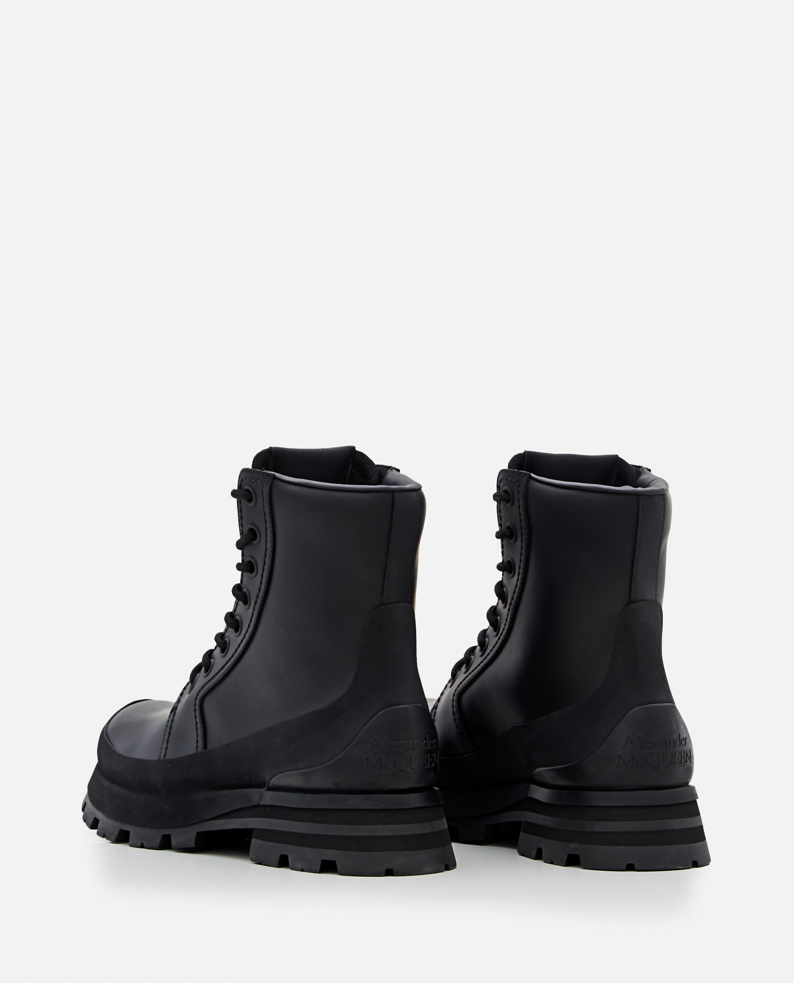 Alexander McQueen Boots Black Calf Leather