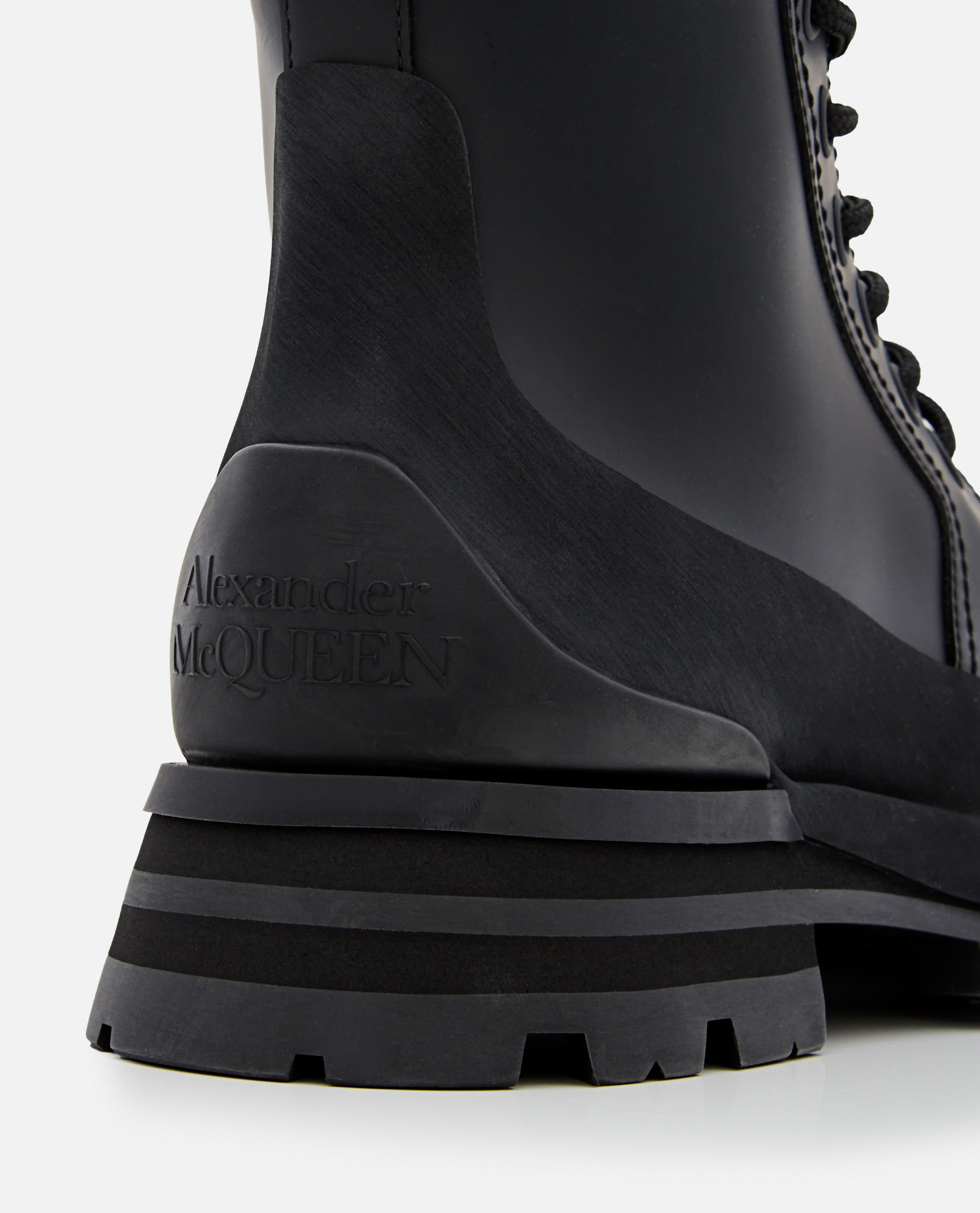 Alexander McQueen Boots Black Calf Leather