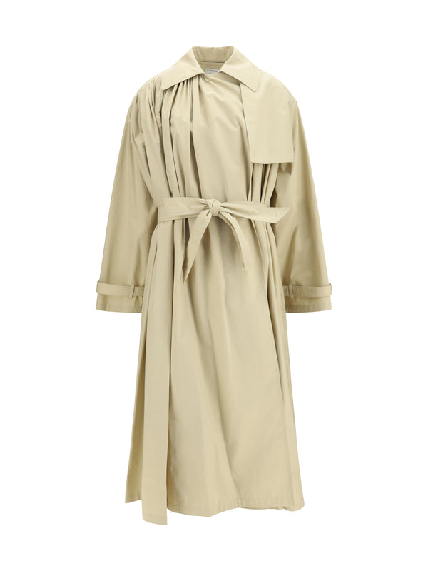 Trench Coat Mireille Eucalyptus Cotton Jacket