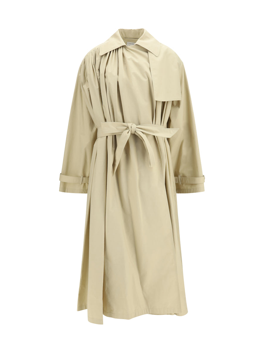 Trench Coat Mireille Eucalyptus Cotton Jacket
