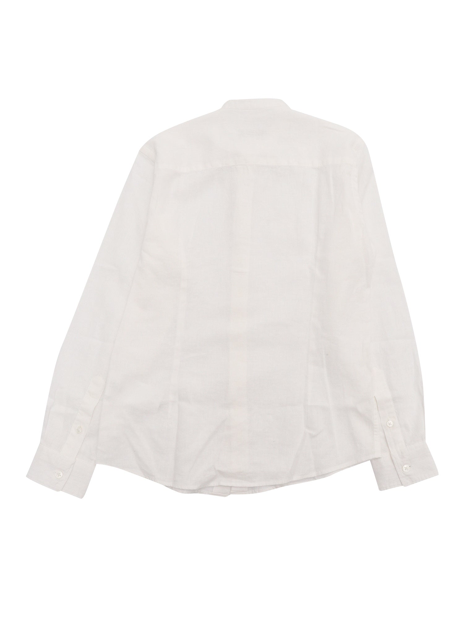 BOY GURU SHIRT White Linen Cotton