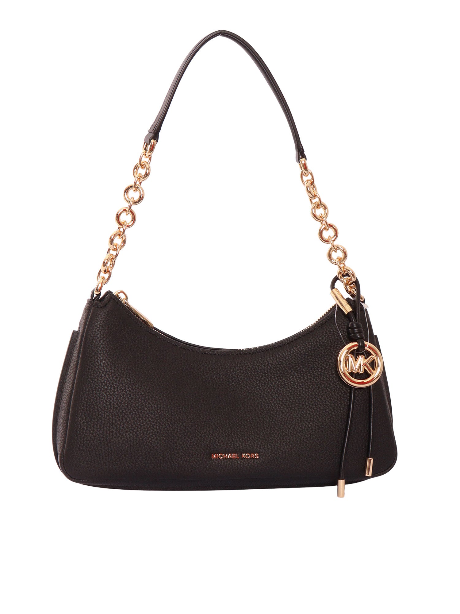 MD CHAIN POUCHETTE Black Cow Leather Handbag