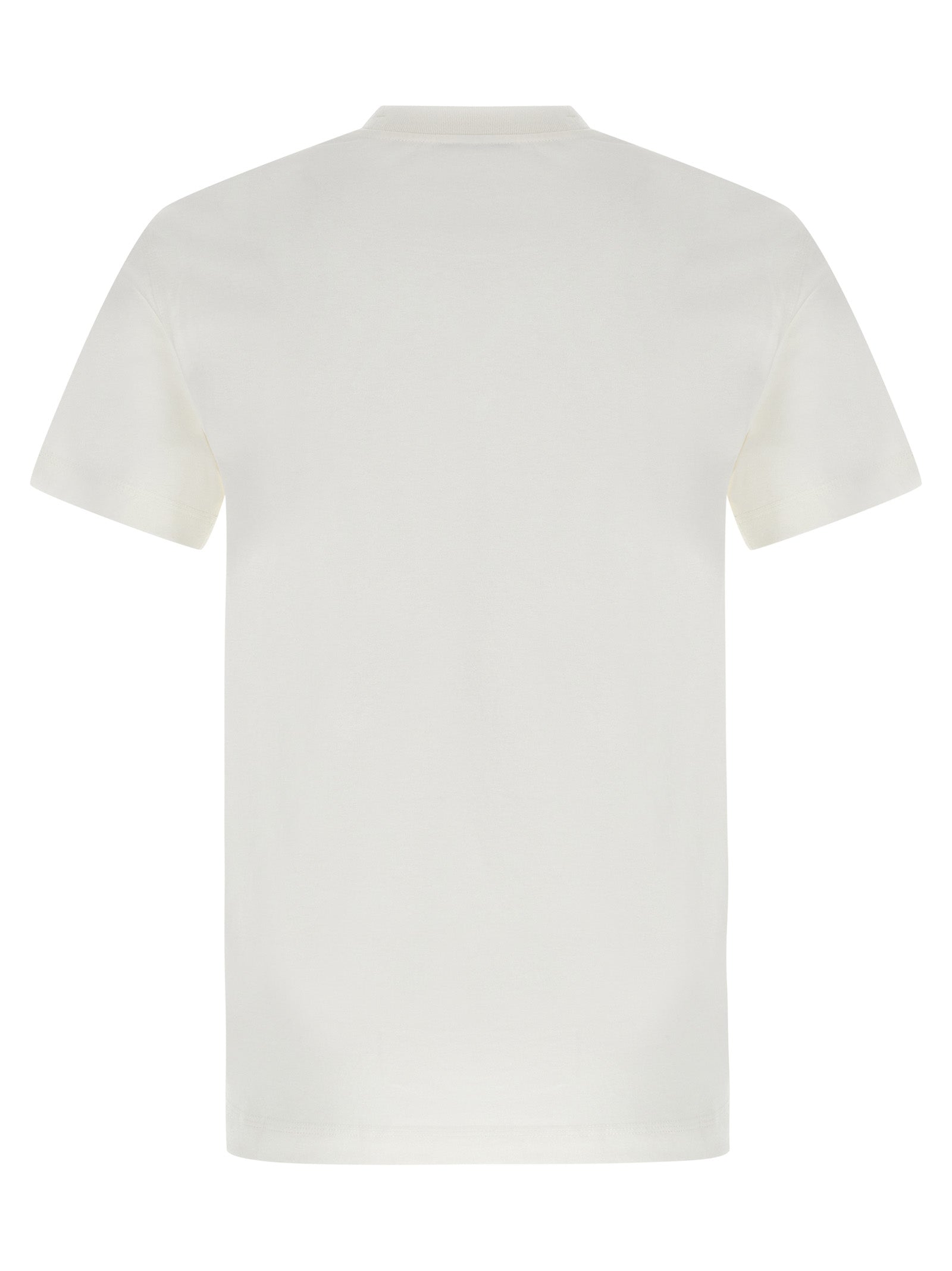 Burberry Check patch T-shirt White Cotton