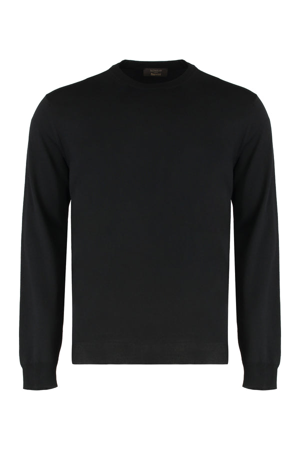 Sweater Black Wool Virgin Sweatshirts