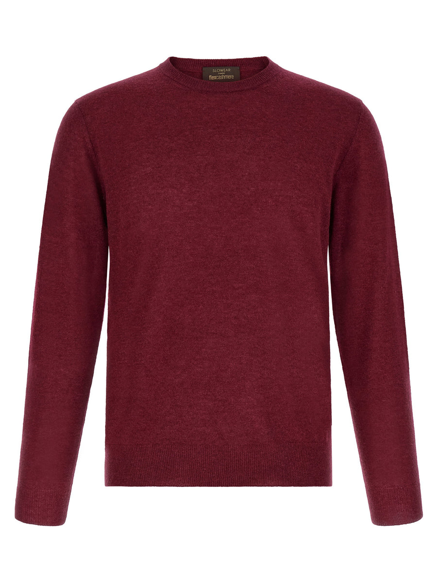 Zanone Giro Inn Sweater — Burgundy