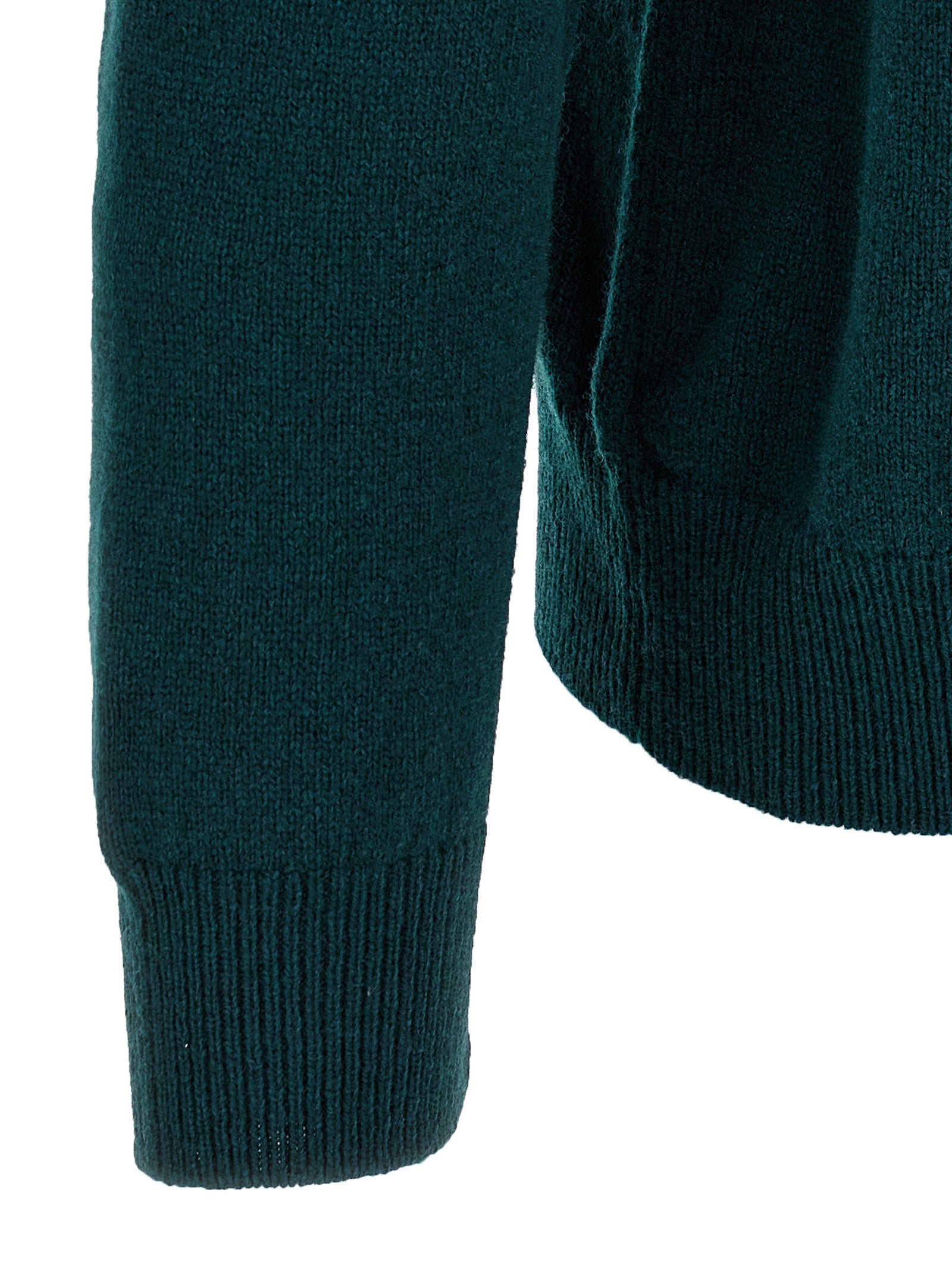 Wool sweater Green Virgin Sweater, Cardigans