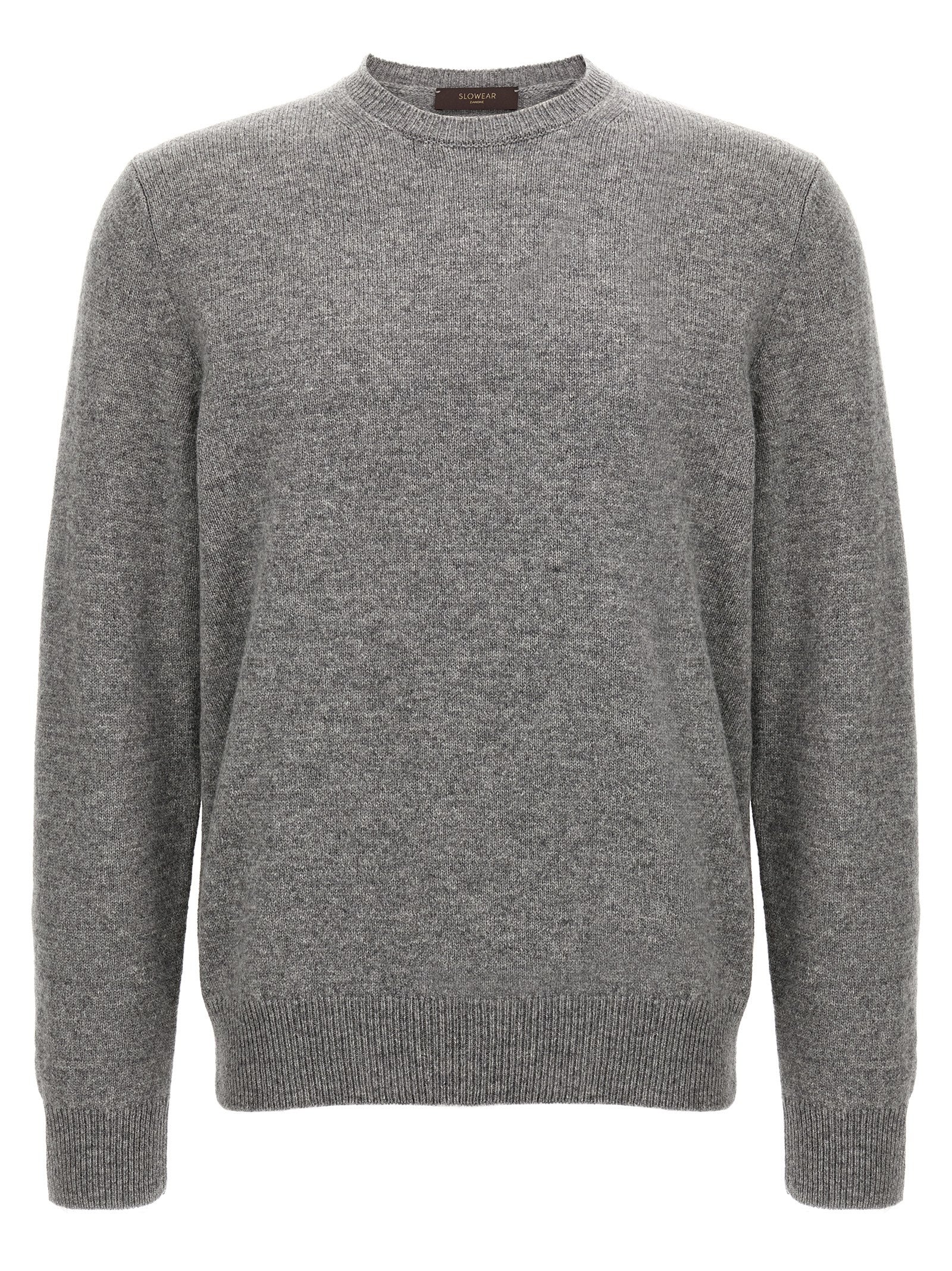 Wool sweater Gray Virgin Sweater, Cardigans