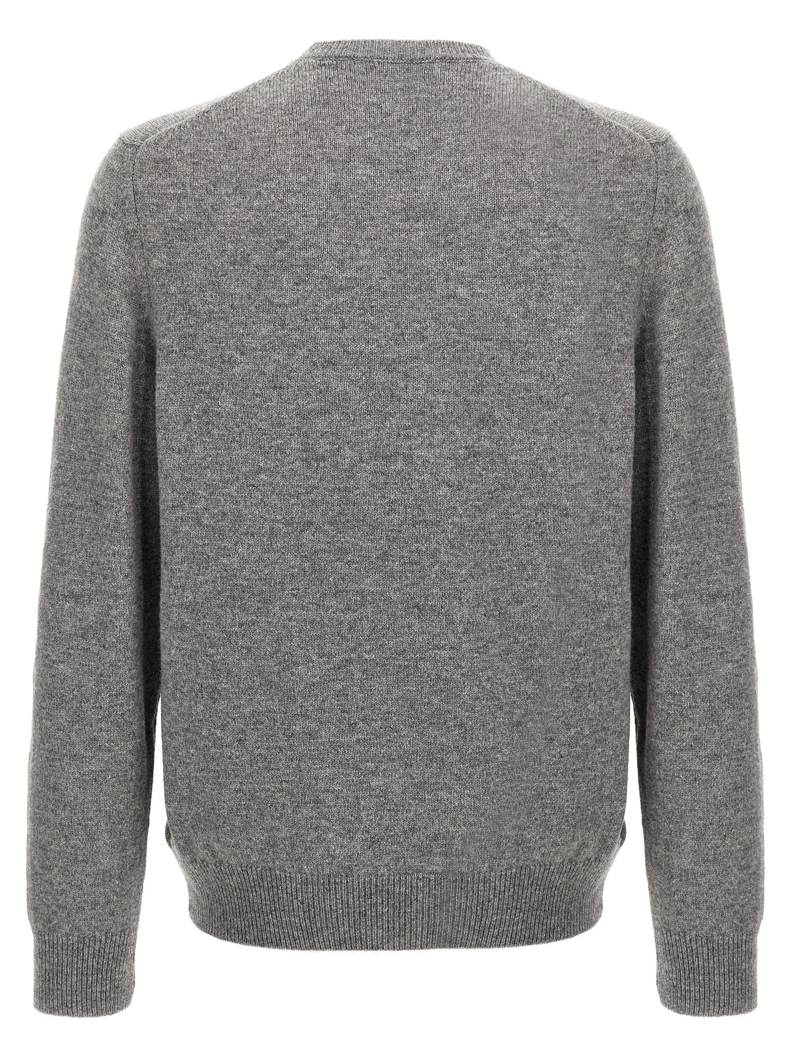 Wool sweater Gray Virgin Sweater, Cardigans