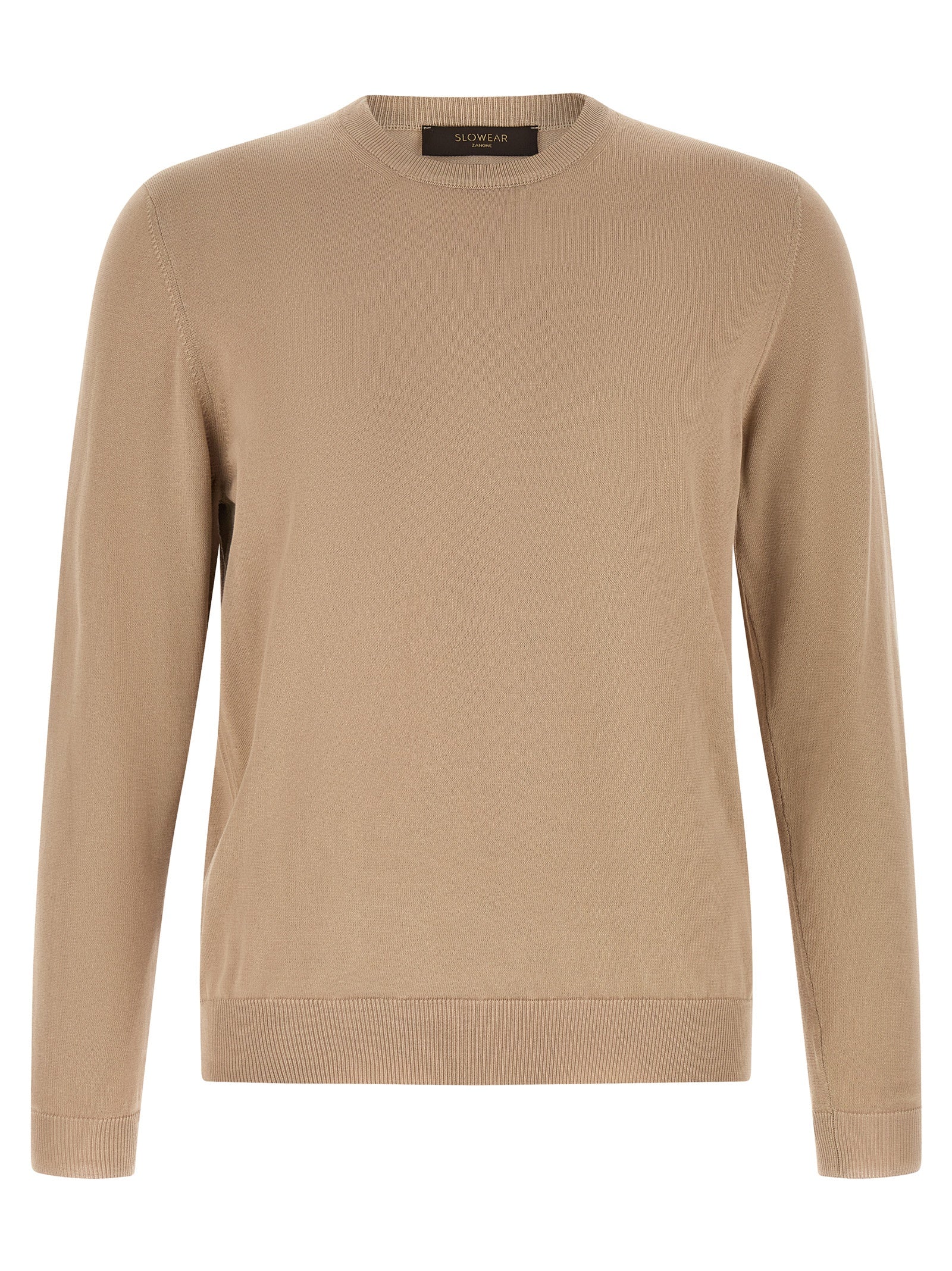 Cotton sweater Beige Sweater, Cardigans