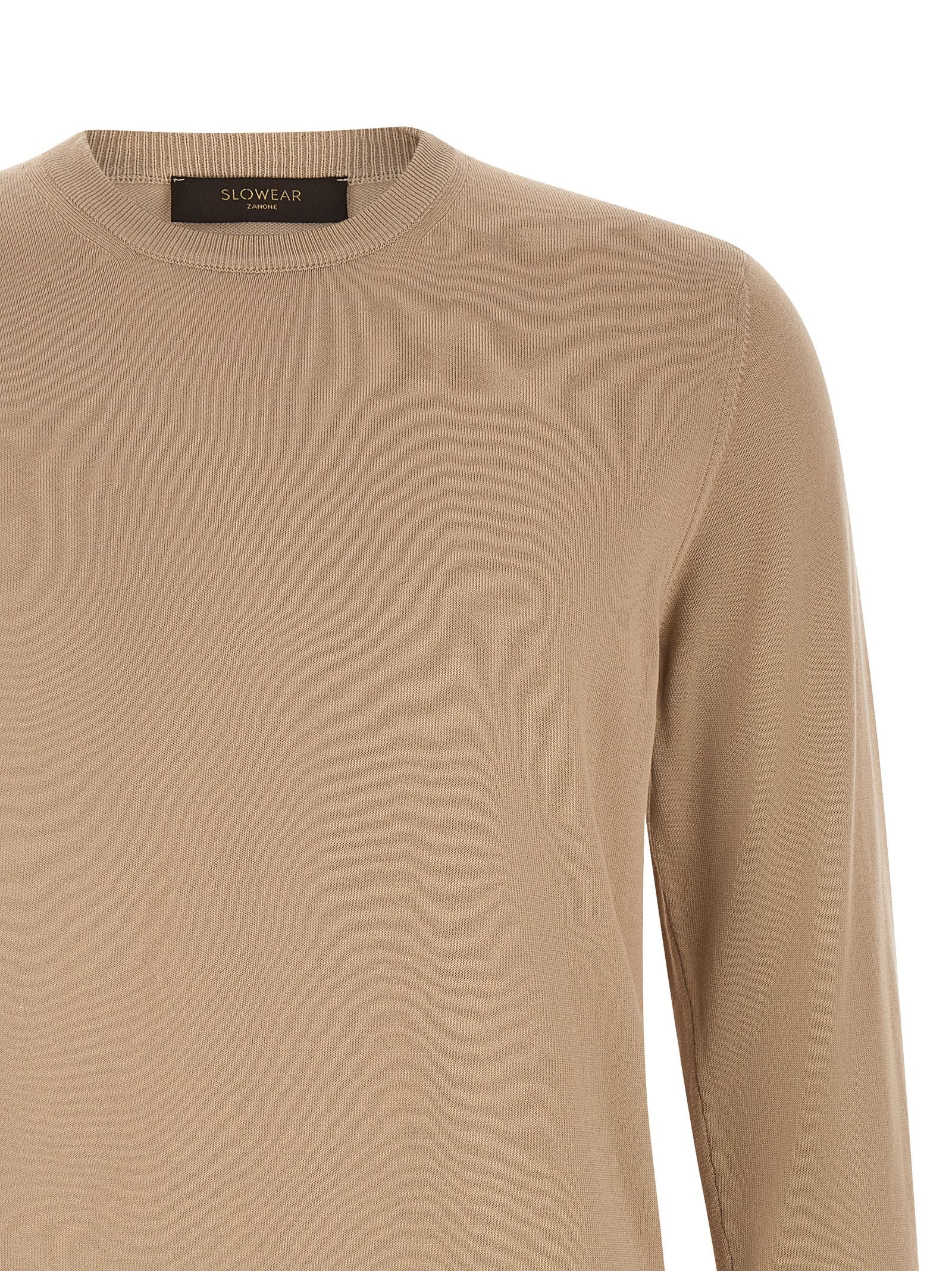 Cotton sweater Beige Sweater, Cardigans