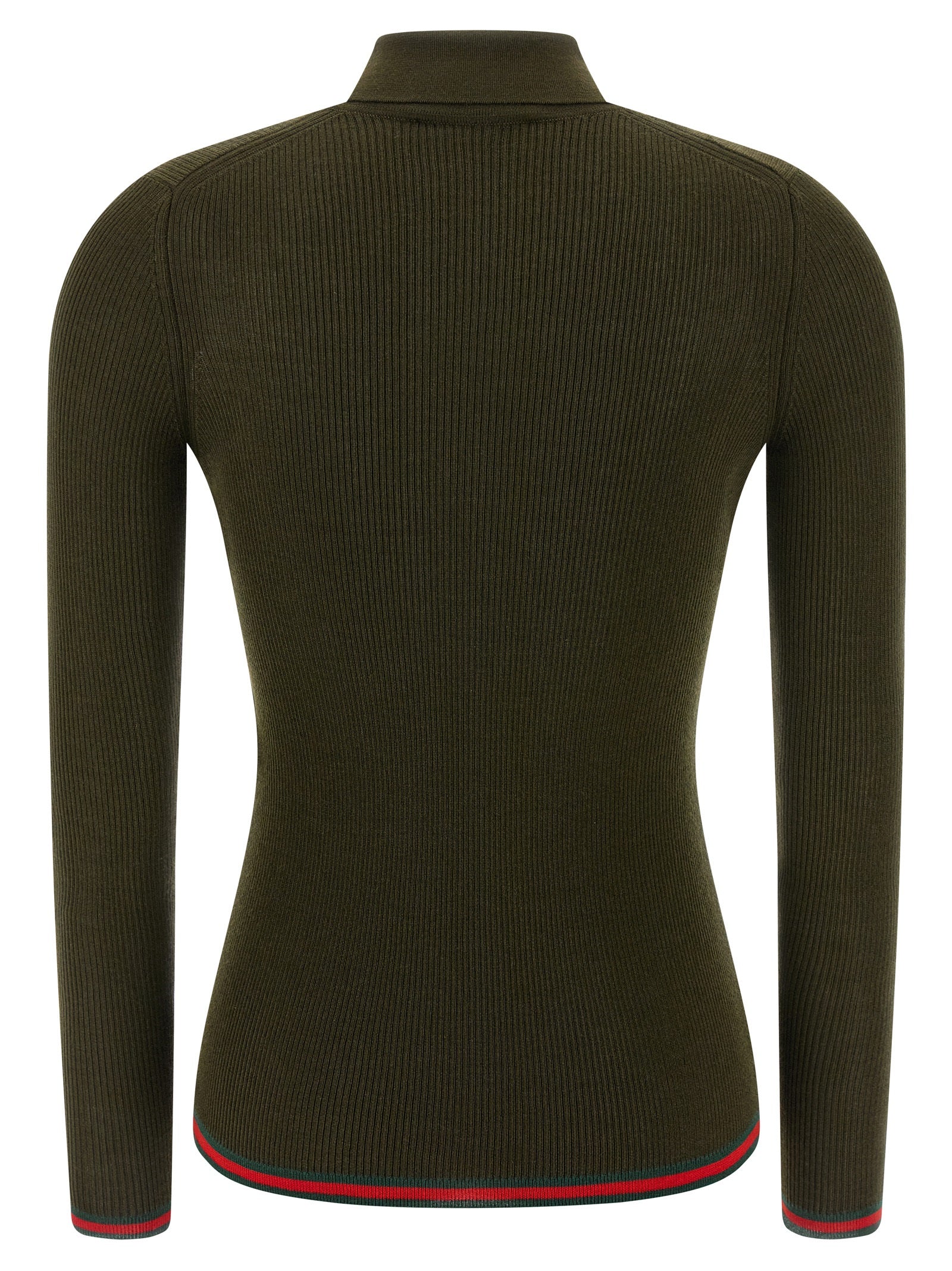 Nastro Web polo shirt Green Cashmere Silk