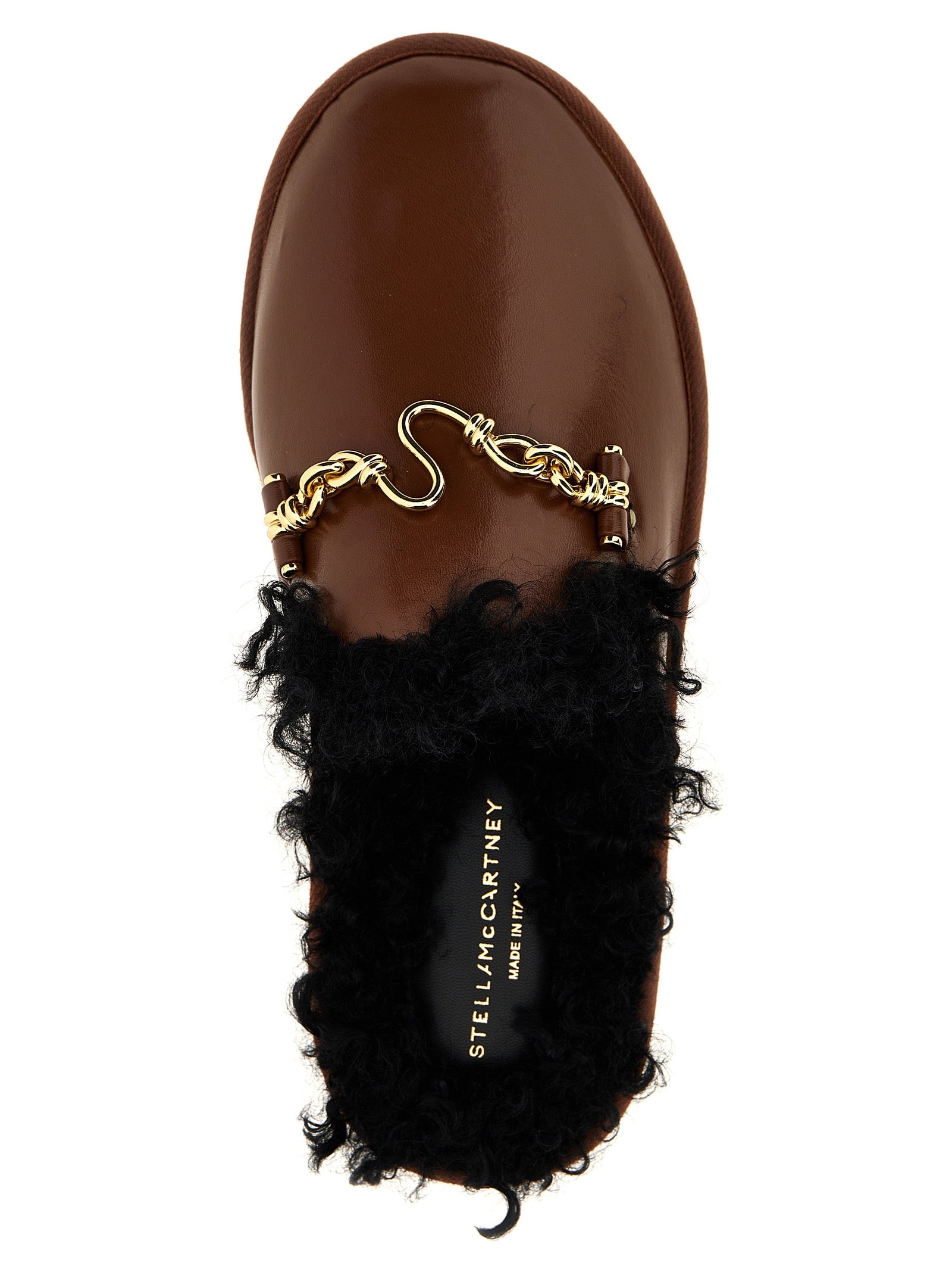Backless Ryder sabots Brown Polyurethane Flat Shoes
