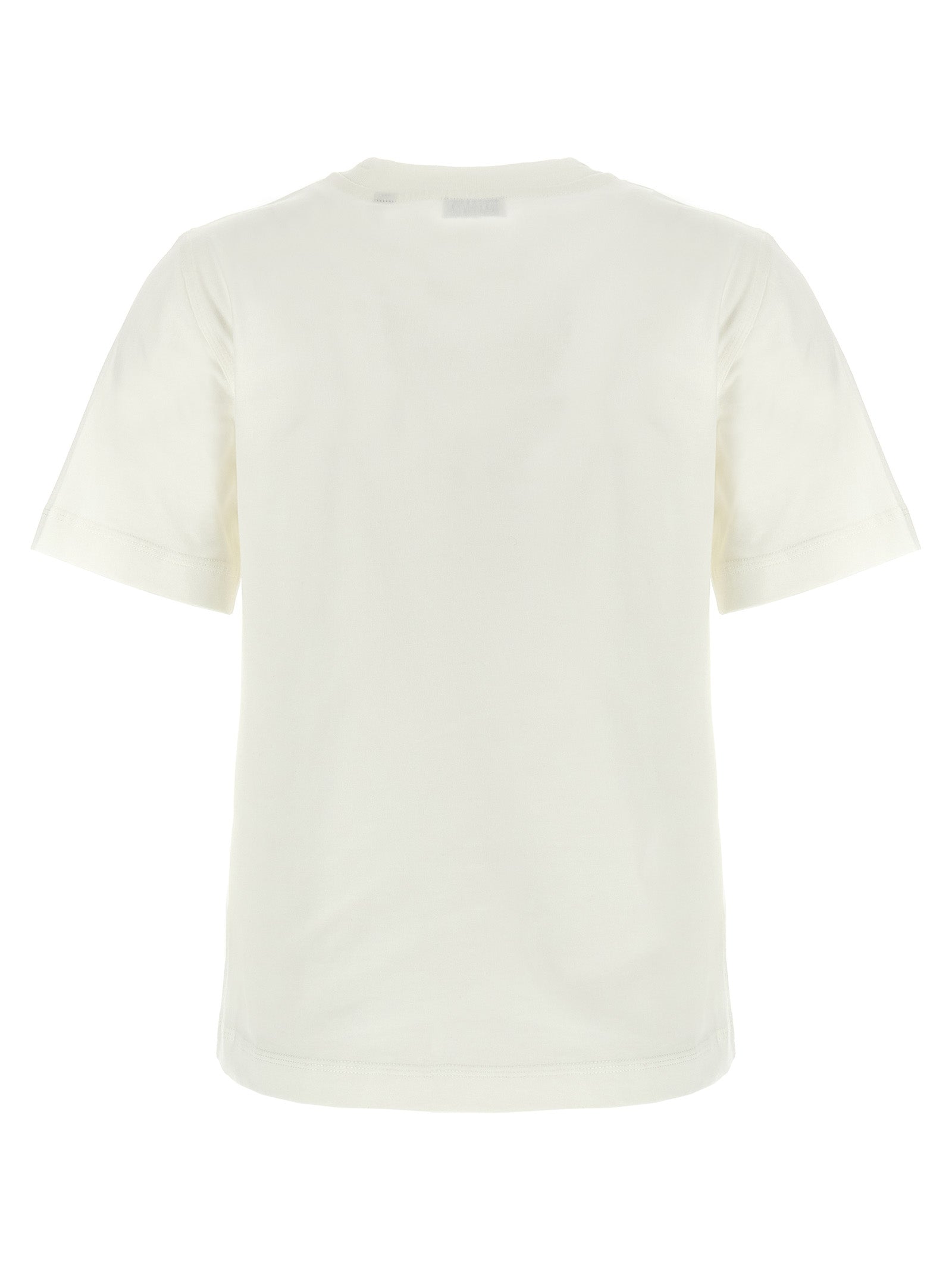 Check T-shirt White Cotton