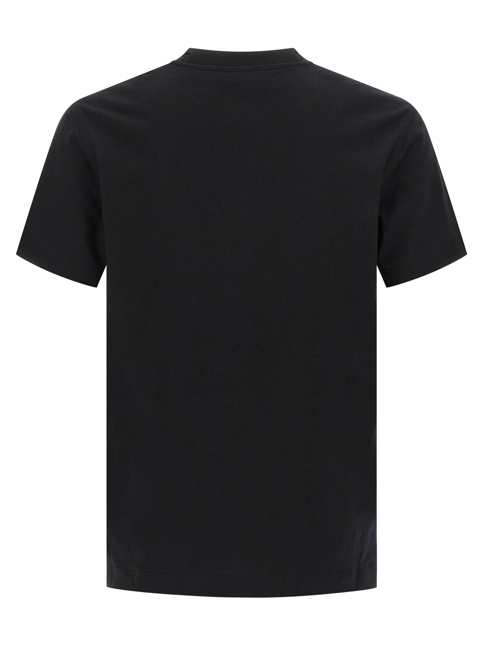 T-shirt patch Burberry Check Black Cotton