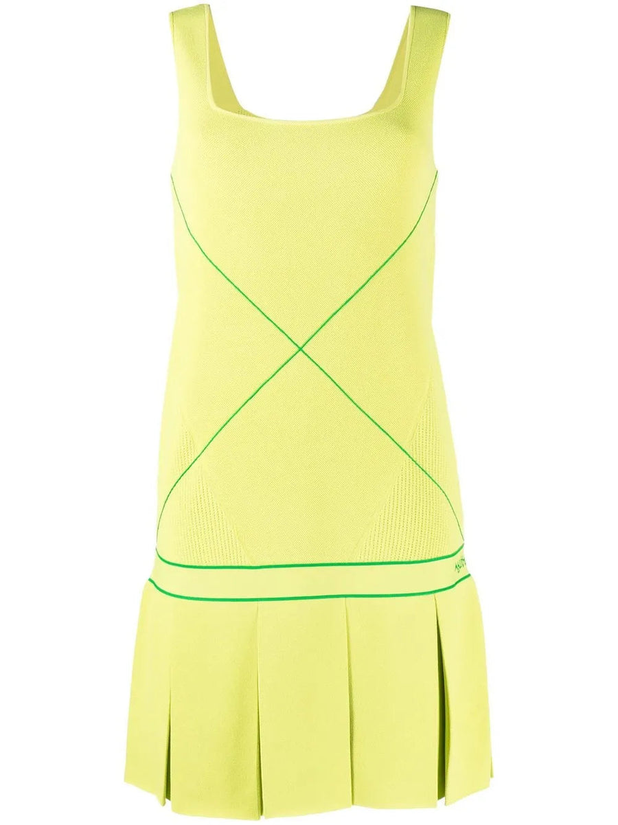 Bottega Veneta tennis dress in yellow