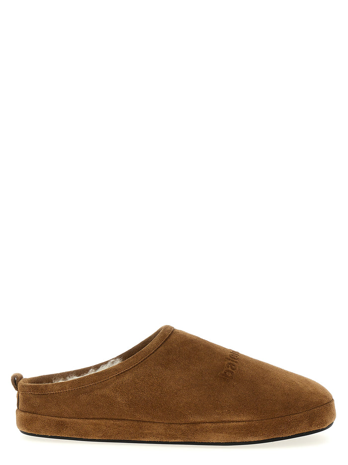 Alaska Sabots Brown Calfskin Leather (bos Taurus) Flat Shoes