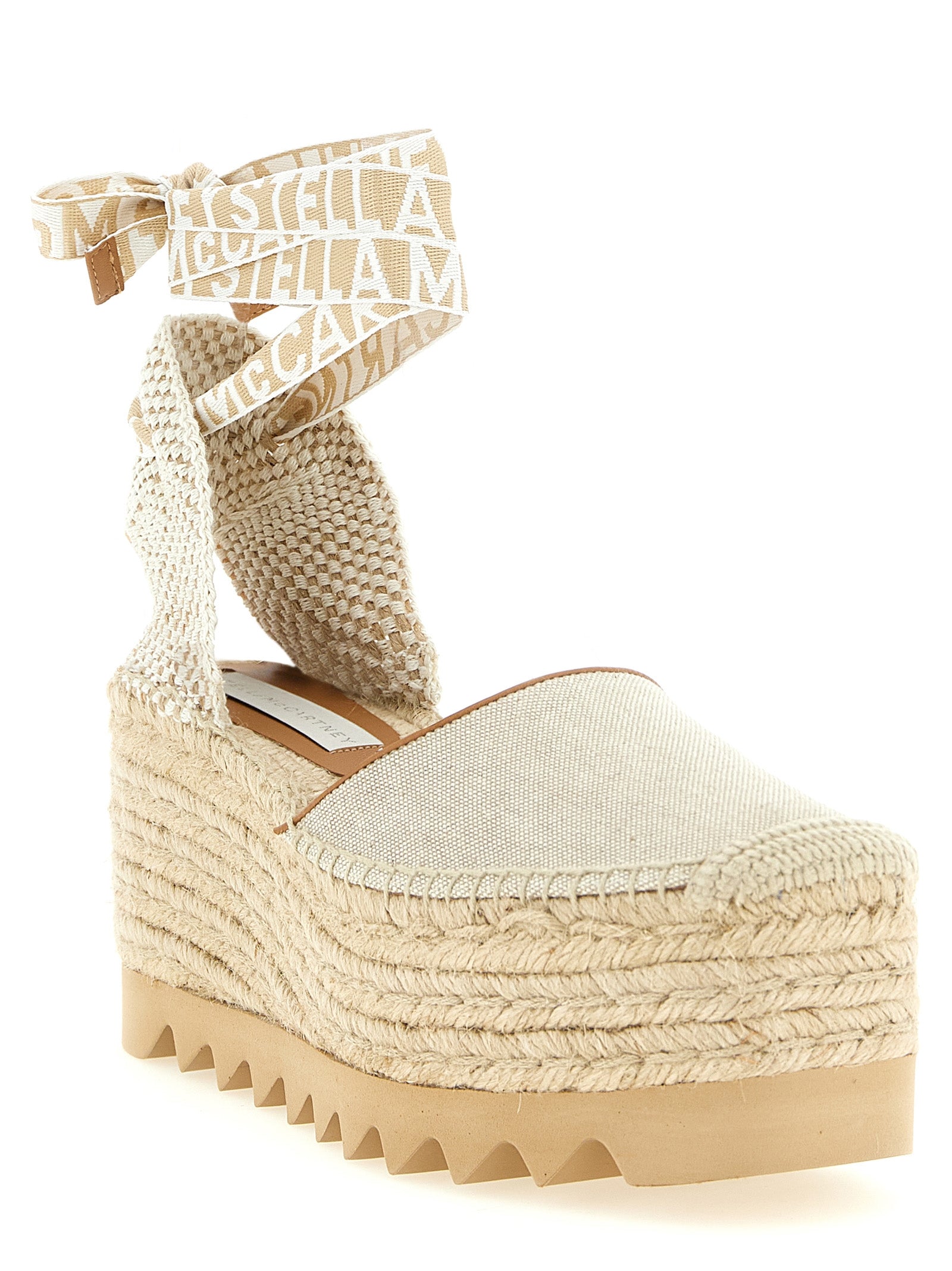 Gaia espadrilles Beige Viscose Wedges